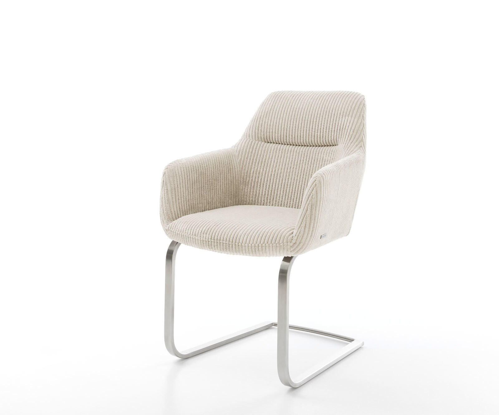 Freischwinger Pejo-Flex Cord Beige Freischwinger flach Edelstahl Taschenfederkern