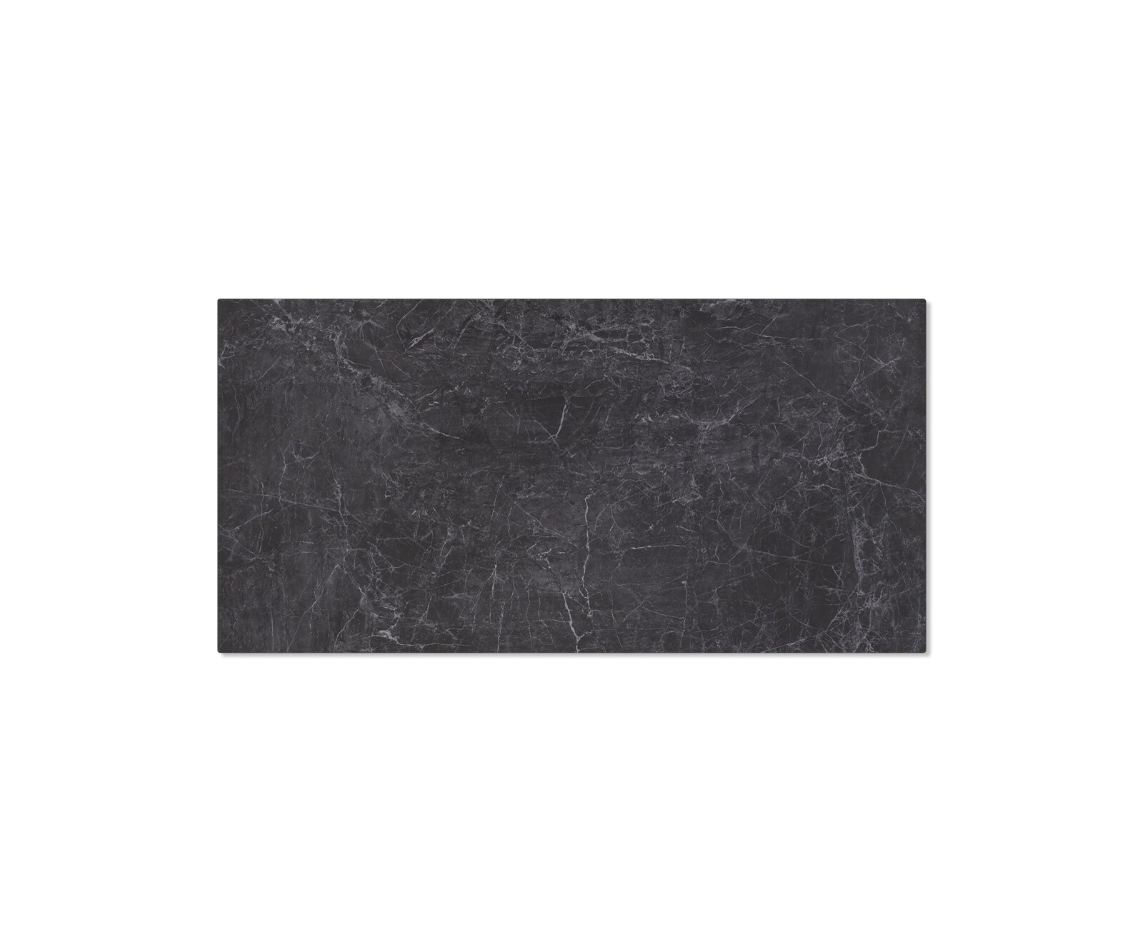 Esstisch Edge 200x100cm Keramik Laminam®Nero Greco Anthrazit Kreuzgestell Rechteck Edelstahl 3
