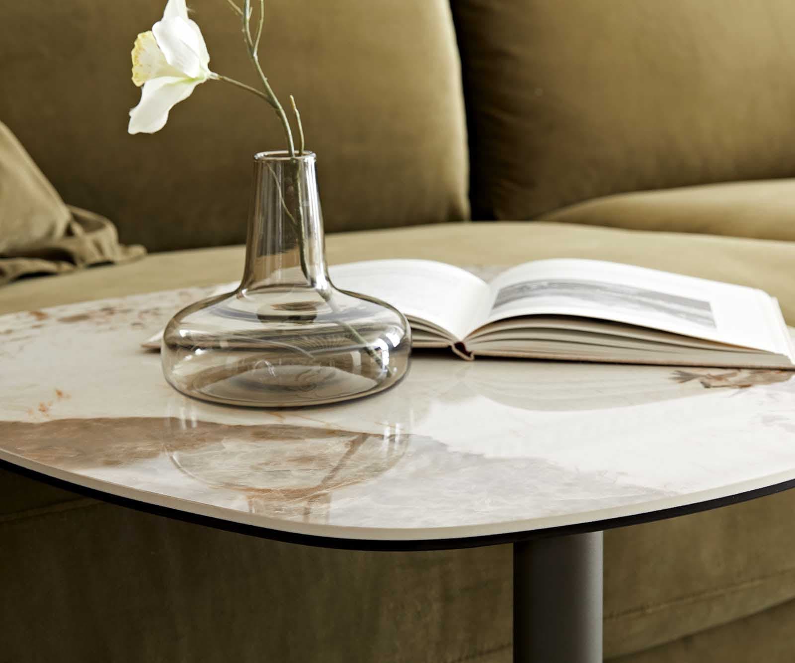 Beistelltisch Elenya 60x60 cm Keramik Minas Melange Weiß-Beige Gestell Effektfinish Titan 6 Beistelltisch Elenya 60x60 cm Keramik Minas Melange Weiß-Beige Gestell Effektfinish Titan 6