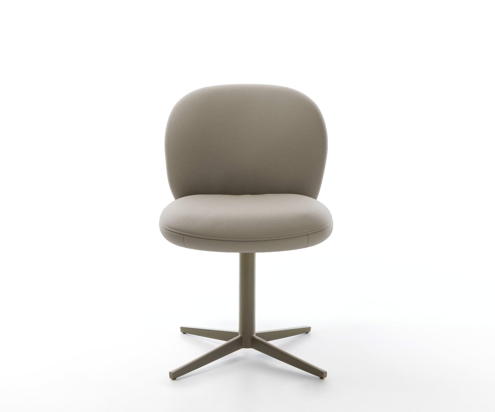 Drehstuhl Nube-Flex Echt-Leder Schlamm Fußkreuz Effektfinish Titan 360° drehbar Taschenfederkern 1 Drehstuhl Nube-Flex Echt-Leder Schlamm Fußkreuz Effektfinish Titan 360° drehbar Taschenfederkern 1