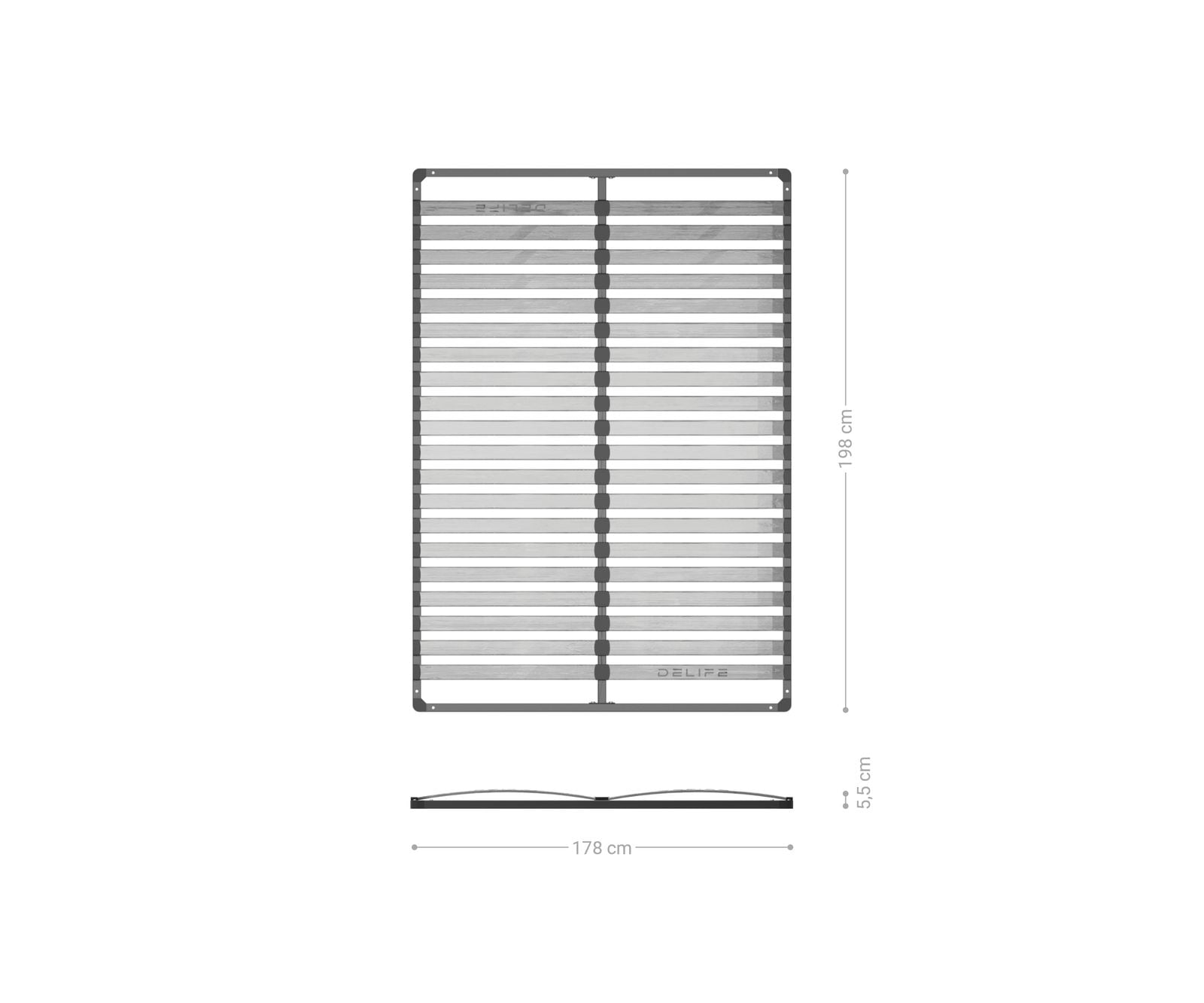Lattenrost für Designer Polsterbettgestell 180 cm 1 Lattenrost für Designer Polsterbettgestell 180 cm 1