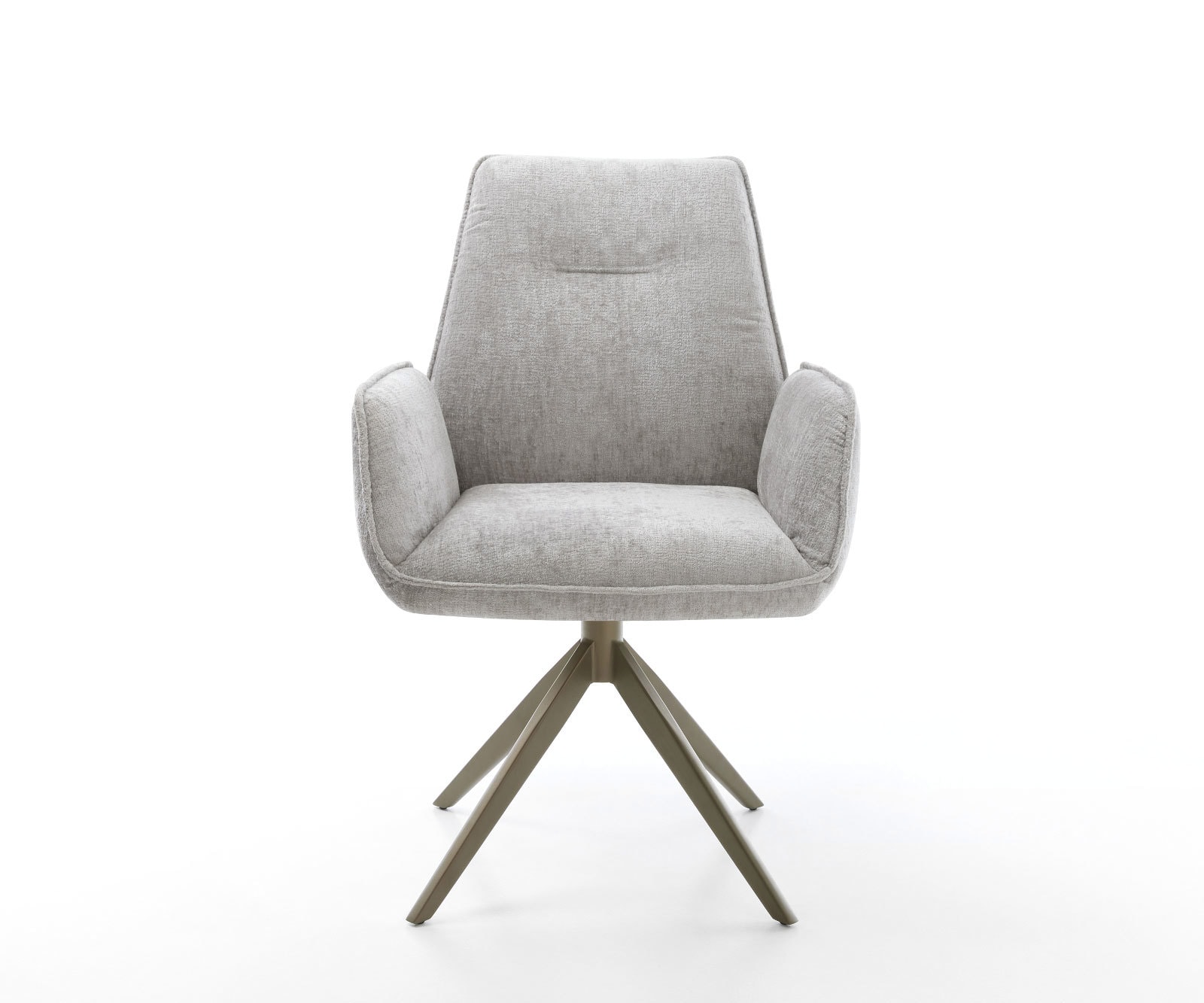 Drehstuhl Zoa-Flex Chenille Silbergrau Kreuzgestell breit Effektfinish Titan 360° drehbar Wippfunktion Taschenfederkern 1 Drehstuhl Zoa-Flex Chenille Silbergrau Kreuzgestell breit Effektfinish Titan 360° drehbar Wippfunktion Taschenfederkern 1