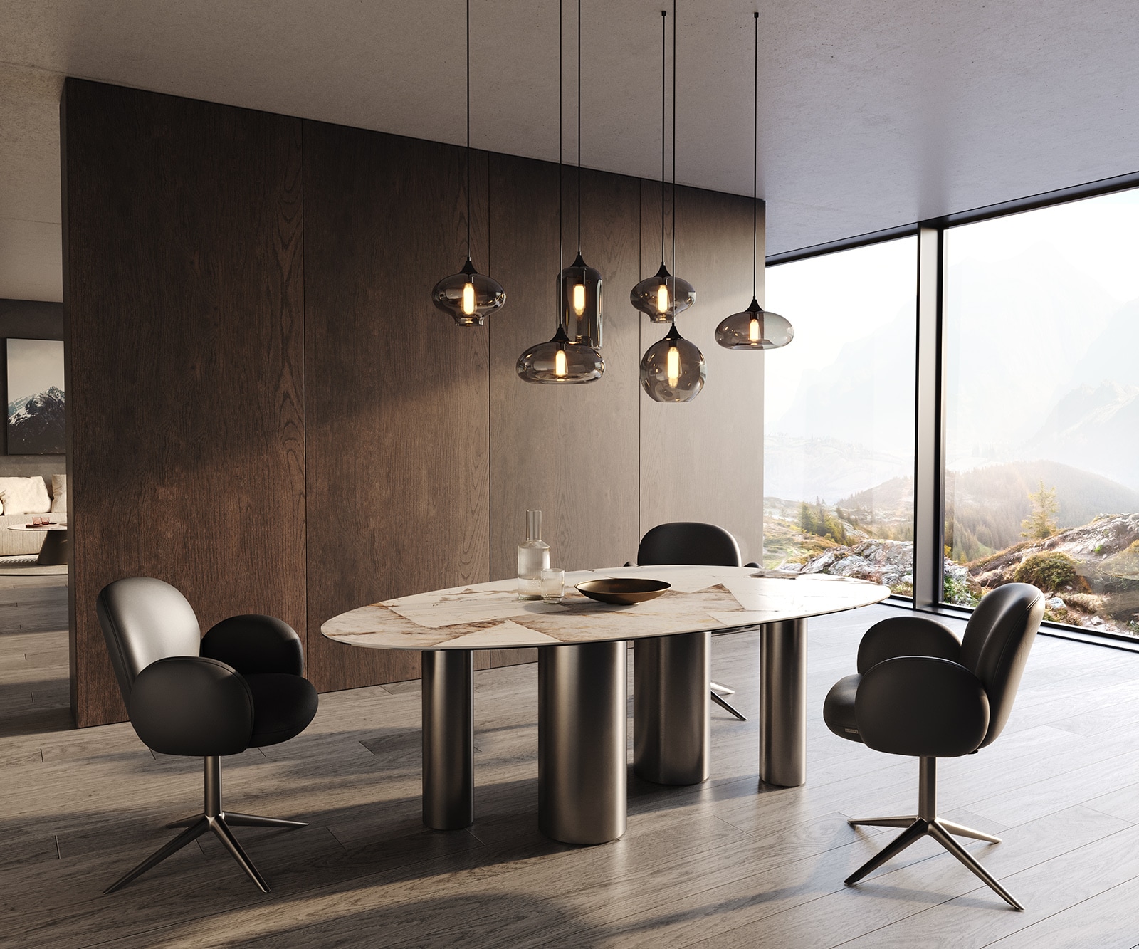 Esstisch Edge Oval 220x120 Keramik Iris FMG Patagonia Lappato Pilier Edelstahl Graphit 5 Esstisch Edge Oval 220x120 Keramik Iris FMG Patagonia Lappato Pilier Edelstahl Graphit 5