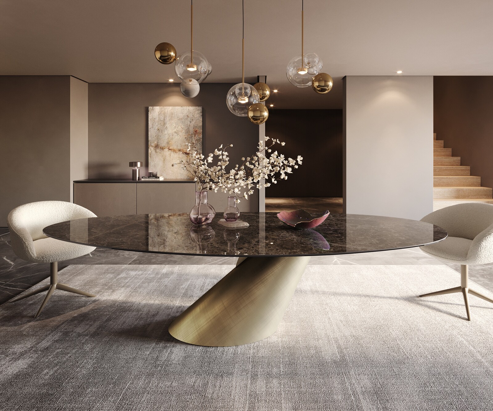 Tischgestell Cono Metallic Gold 3