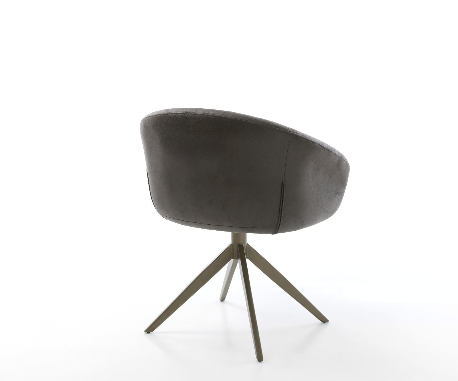 Drehstuhl Vinka-Flex mit Armlehnen Mikrofaser Anthrazit Vintage Kreuzgestell breit Effektfinish Titan 360° drehbar Wippfunktion Taschenfederkern 4 Drehstuhl Vinka-Flex mit Armlehnen Mikrofaser Anthrazit Vintage Kreuzgestell breit Effektfinish Titan 360° drehbar Wippfunktion Taschenfederkern 4