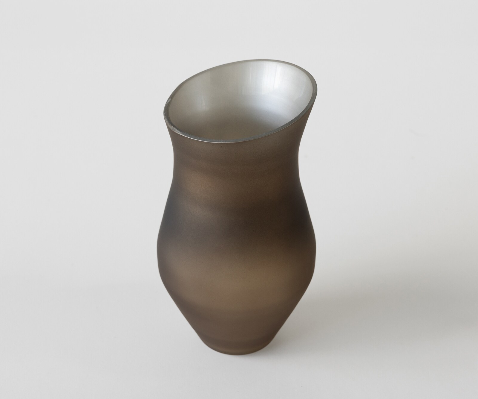 Vase Curvia B18 x T11 x H41 cm Glas Aurum Mundgeblasen 1