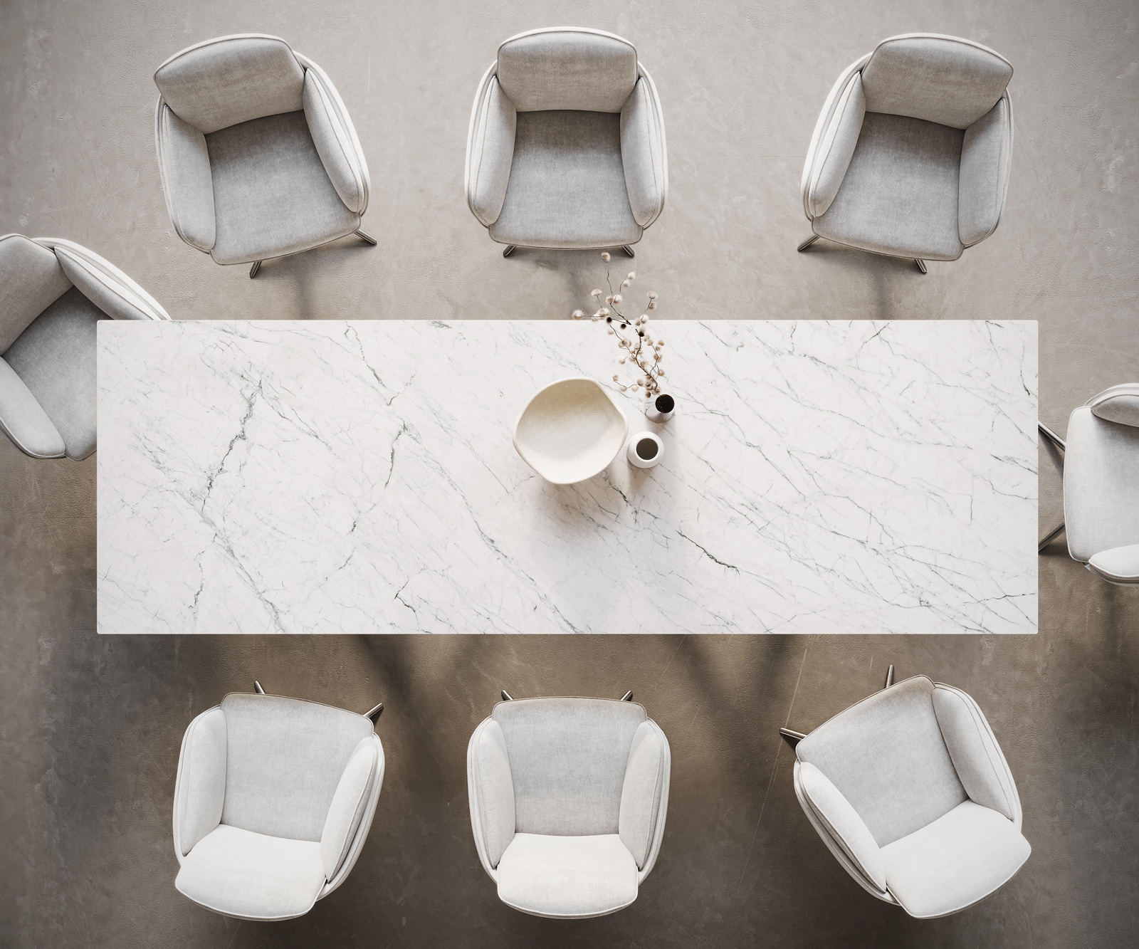 Esstisch Edge 300x100 Keramik Laminam®Statuarietto Weiß Estelar rund Edelstahl 5 Esstisch Edge 300x100 Keramik Laminam®Statuarietto Weiß Estelar rund Edelstahl 5