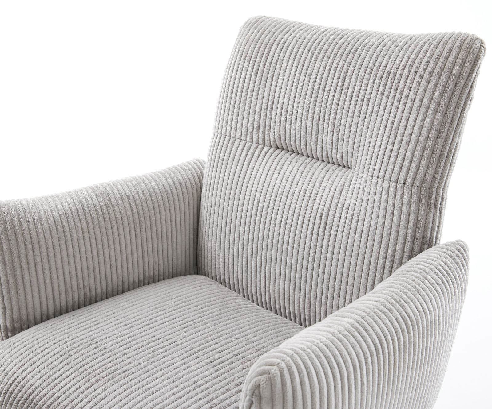 Freischwinger Jova-Flex mit Armlehnen Cord Silbergrau Freischwinger flach Effektfinish Titan Taschenfederkern 3 Freischwinger Jova-Flex mit Armlehnen Cord Silbergrau Freischwinger flach Effektfinish Titan Taschenfederkern 3