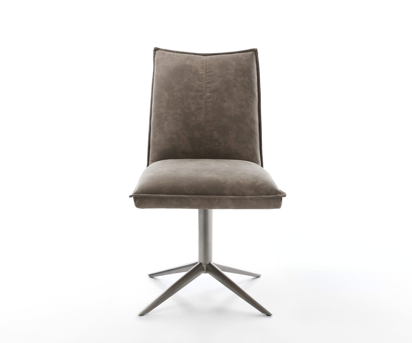 Drehstuhl Lelio-Flex Mikrofaser Taupe Vintage Fußkreuz Graphit 360° drehbar Wippfunktion Taschenfederkern 1 Drehstuhl Lelio-Flex Mikrofaser Taupe Vintage Fußkreuz Graphit 360° drehbar Wippfunktion Taschenfederkern 1