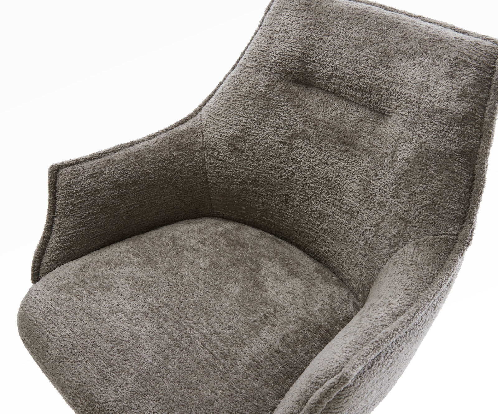 Barstuhl Alja-Flex Bouclé Soft Schlamm Kufengestell Metall Schwarz Taschenfederkern 4