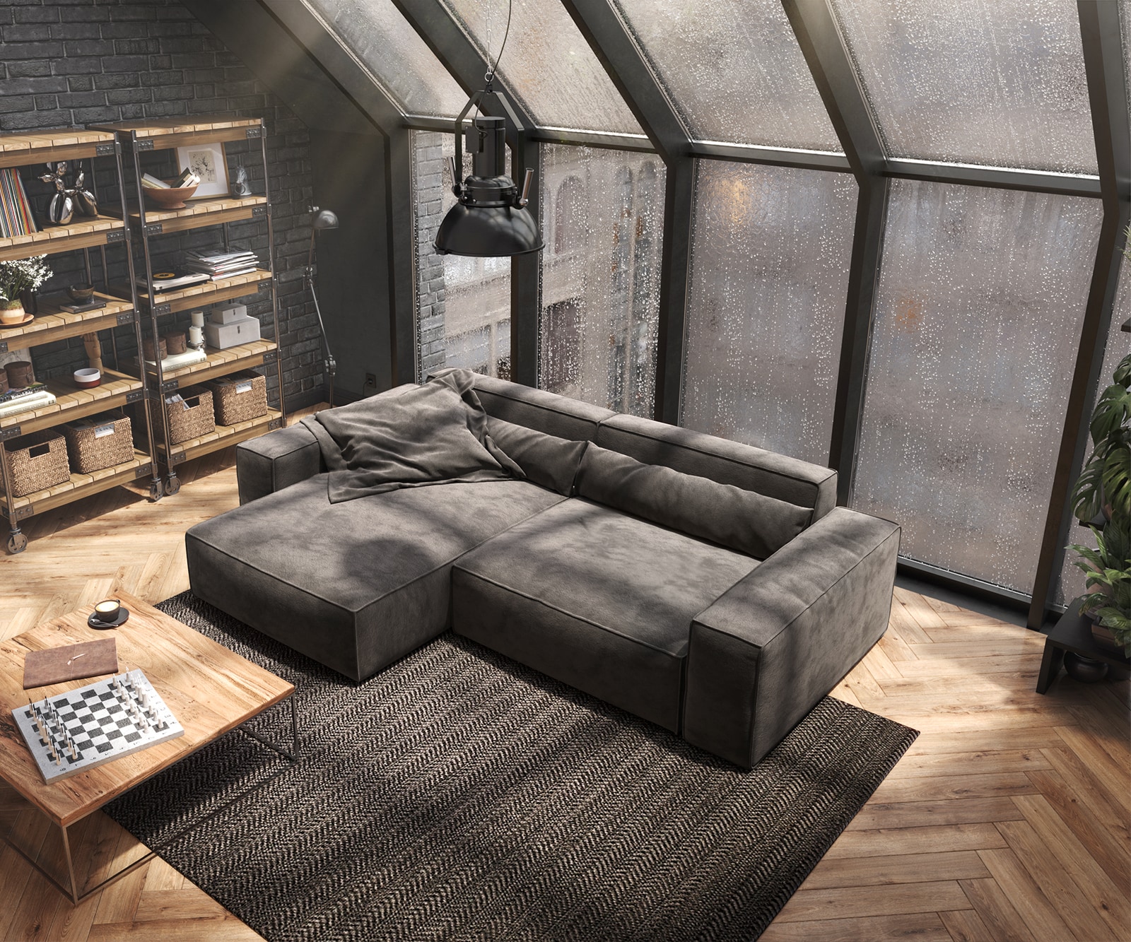 Ecksofa Sirpio XL 270x170 cm Mikrofaser Khakibraun Recamiere variabel 4 Ecksofa Sirpio XL 270x170 cm Mikrofaser Khakibraun Recamiere variabel 4