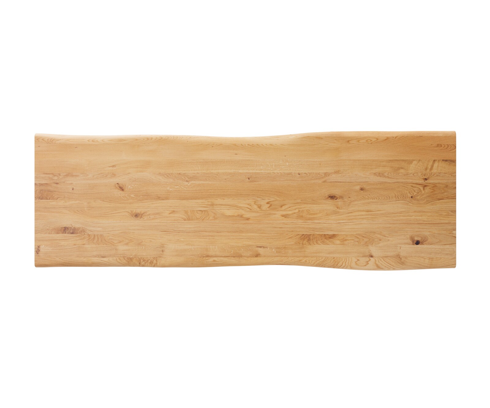 Esstischplatte Edge 300x100x4 cm Eiche Natur Live-Edge 2