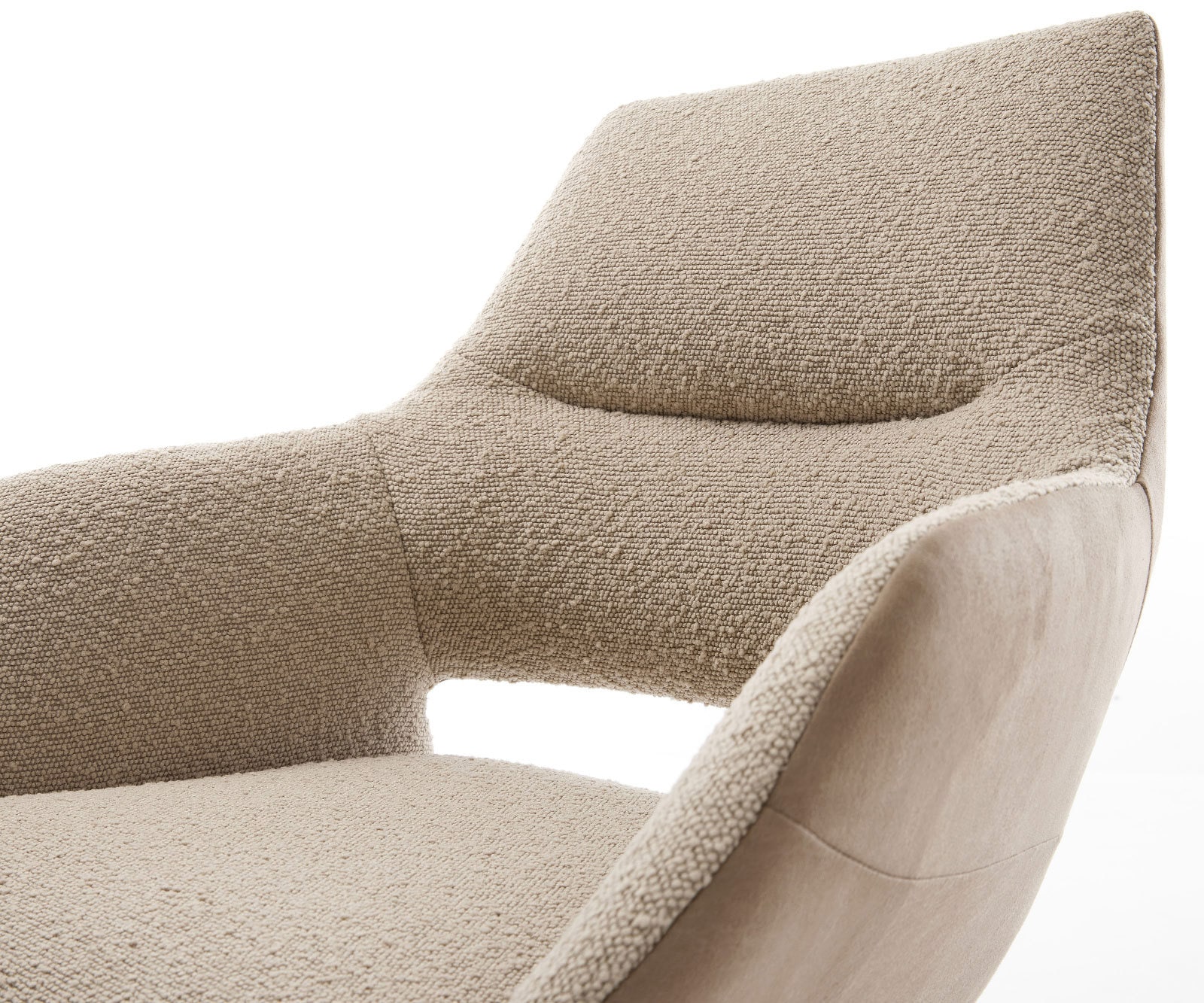 Drehstuhl Yago-Flex mit Armlehnen Materialmix Schlamm Kreuzgestell breit Effektfinish Titan 360° drehbar Taschenfederkern 3 Drehstuhl Yago-Flex mit Armlehnen Materialmix Schlamm Kreuzgestell breit Effektfinish Titan 360° drehbar Taschenfederkern 3