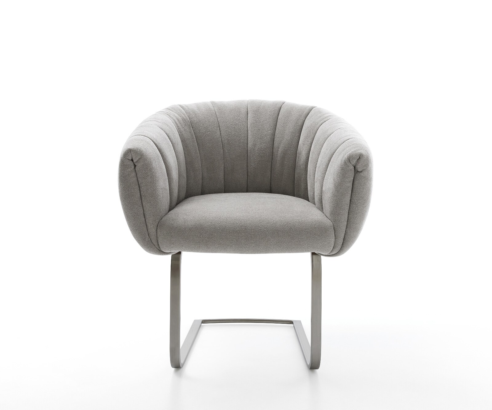 Freischwinger Jada-Flex Strukturstoff Soft Grau Freischwinger flach Graphit Taschenfederkern 1