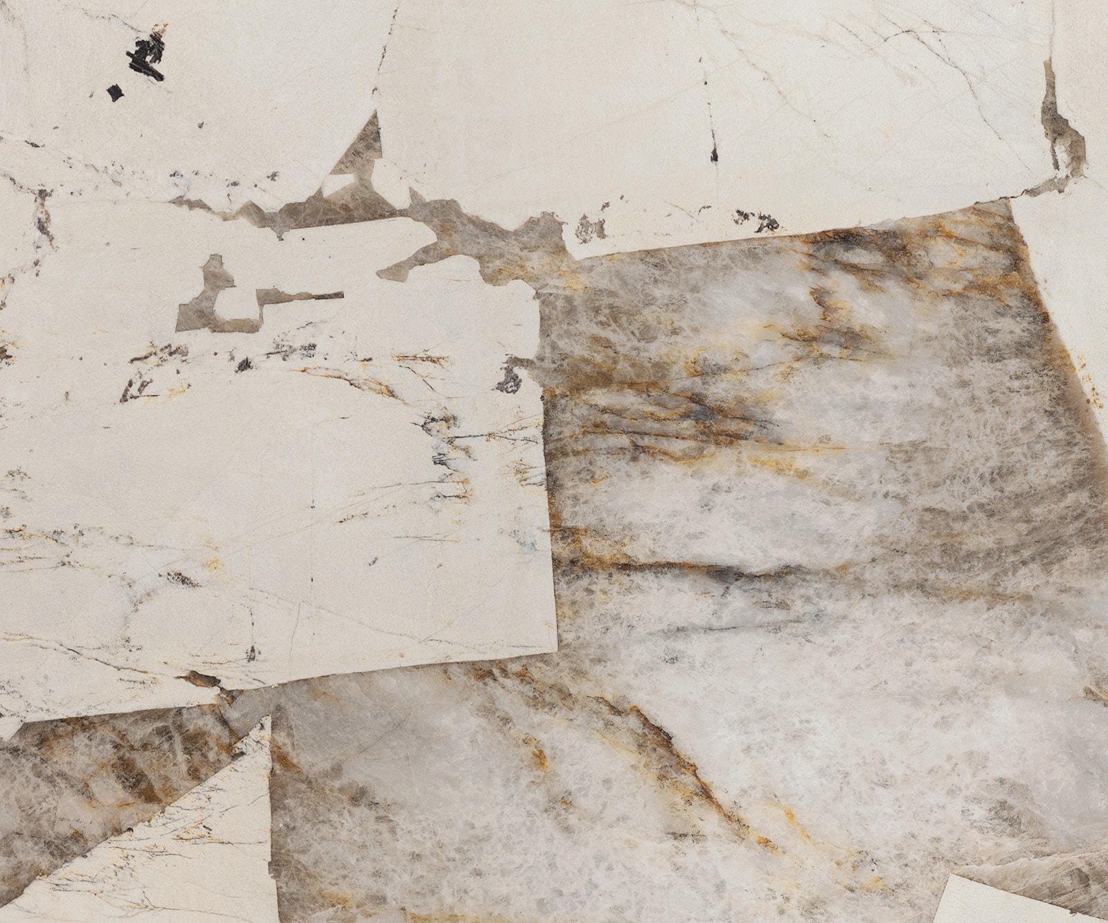 Esstisch Edge Boot 240x120 Keramik Iris FMG Patagonia Lappato Estelar Rund Metall Effektfinish Titan 3