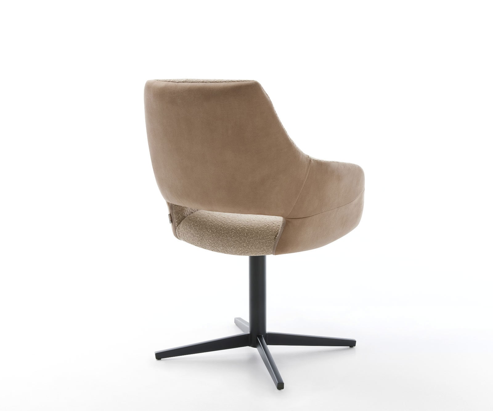 Drehstuhl Yago-Flex mit Armlehnen Materialmix Schlamm Fußkreuz Schwarz 360° drehbar Taschenfederkern 4 Drehstuhl Yago-Flex mit Armlehnen Materialmix Schlamm Fußkreuz Schwarz 360° drehbar Taschenfederkern 4