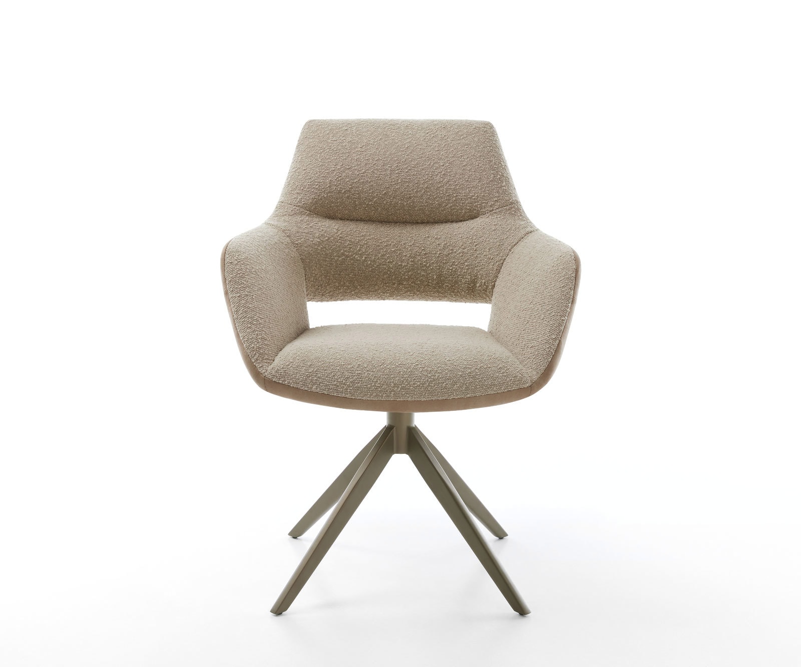 Drehstuhl Yago-Flex mit Armlehnen Materialmix Schlamm Kreuzgestell breit Effektfinish Titan 360° drehbar Wippfunktion Taschenfederkern 1 Drehstuhl Yago-Flex mit Armlehnen Materialmix Schlamm Kreuzgestell breit Effektfinish Titan 360° drehbar Wippfunktion Taschenfederkern 1