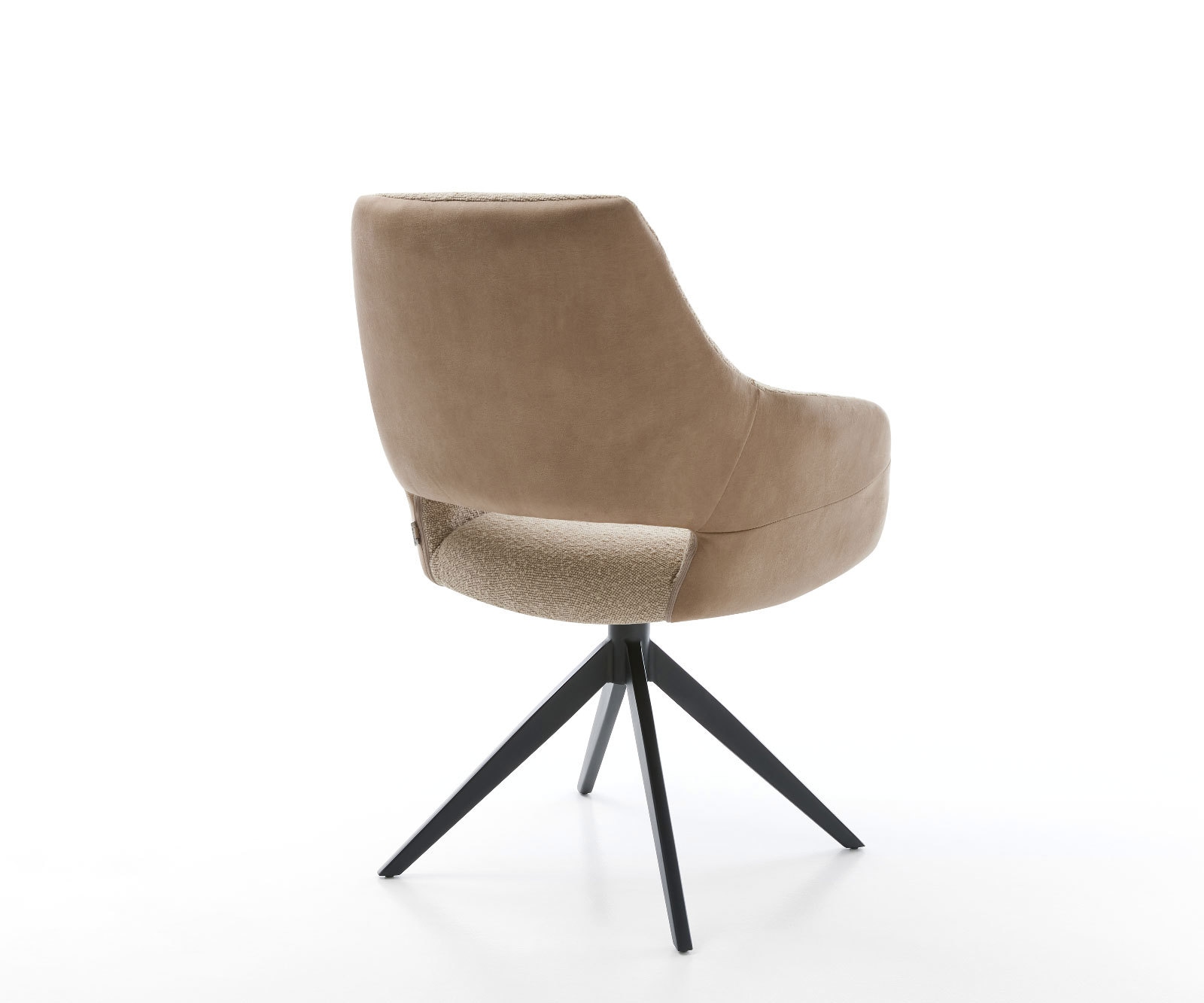 Drehstuhl Yago-Flex mit Armlehnen Materialmix Schlamm Kreuzgestell breit Schwarz 360° drehbar Wippfunktion Taschenfederkern 4 Drehstuhl Yago-Flex mit Armlehnen Materialmix Schlamm Kreuzgestell breit Schwarz 360° drehbar Wippfunktion Taschenfederkern 4