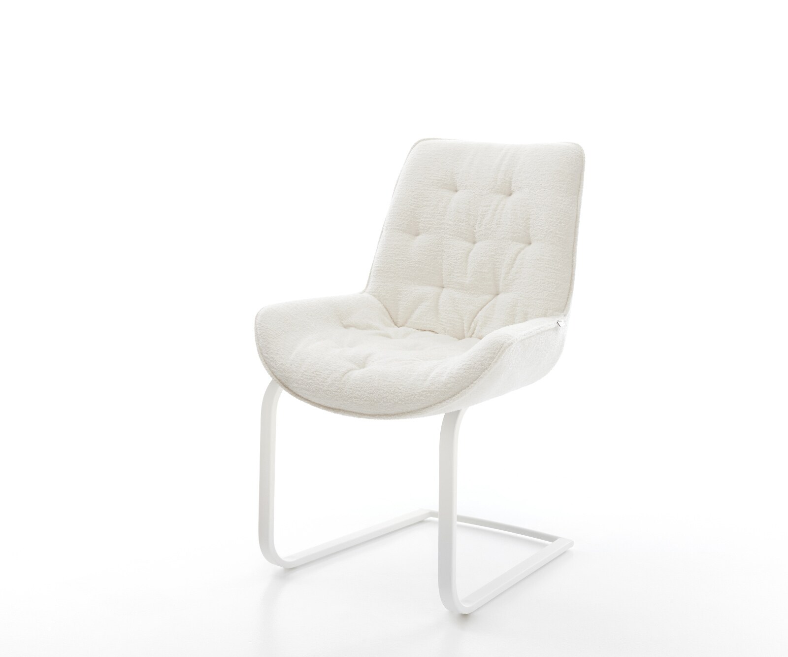 Freischwinger Taimi-Flex Bouclé Soft Beige Freischwinger flach Weiß