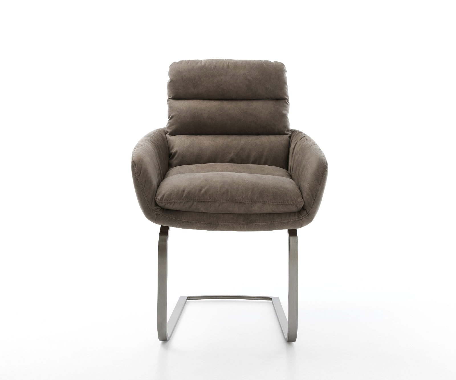 Freischwinger Abelia-Flex mit Armlehnen Mikrofaser Taupe Vintage Freischwinger flach Graphit 1 Freischwinger Abelia-Flex mit Armlehnen Mikrofaser Taupe Vintage Freischwinger flach Graphit 1