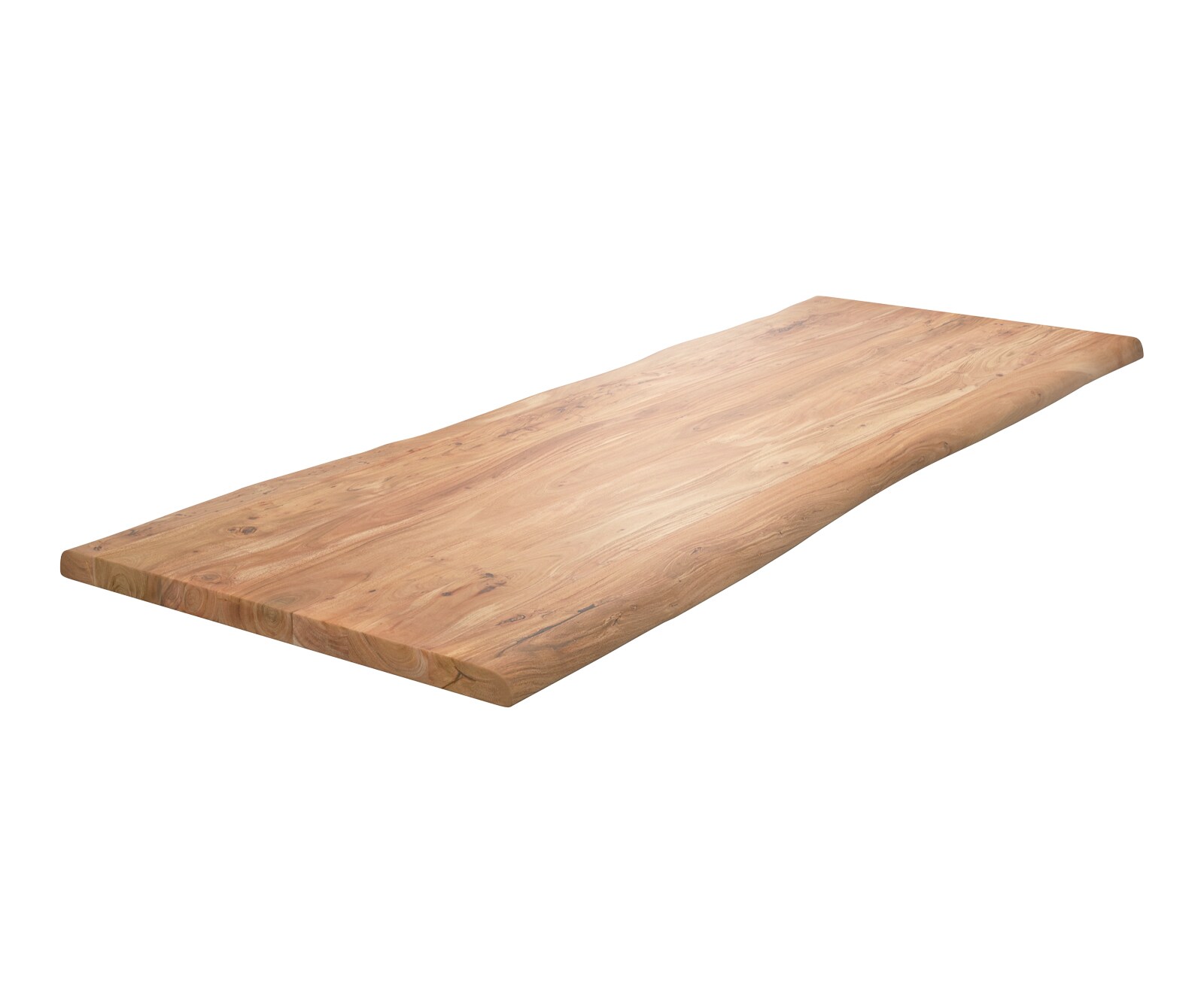 Esstischplatte Edge 260x100cm XL Akazie Natur Live-Edge