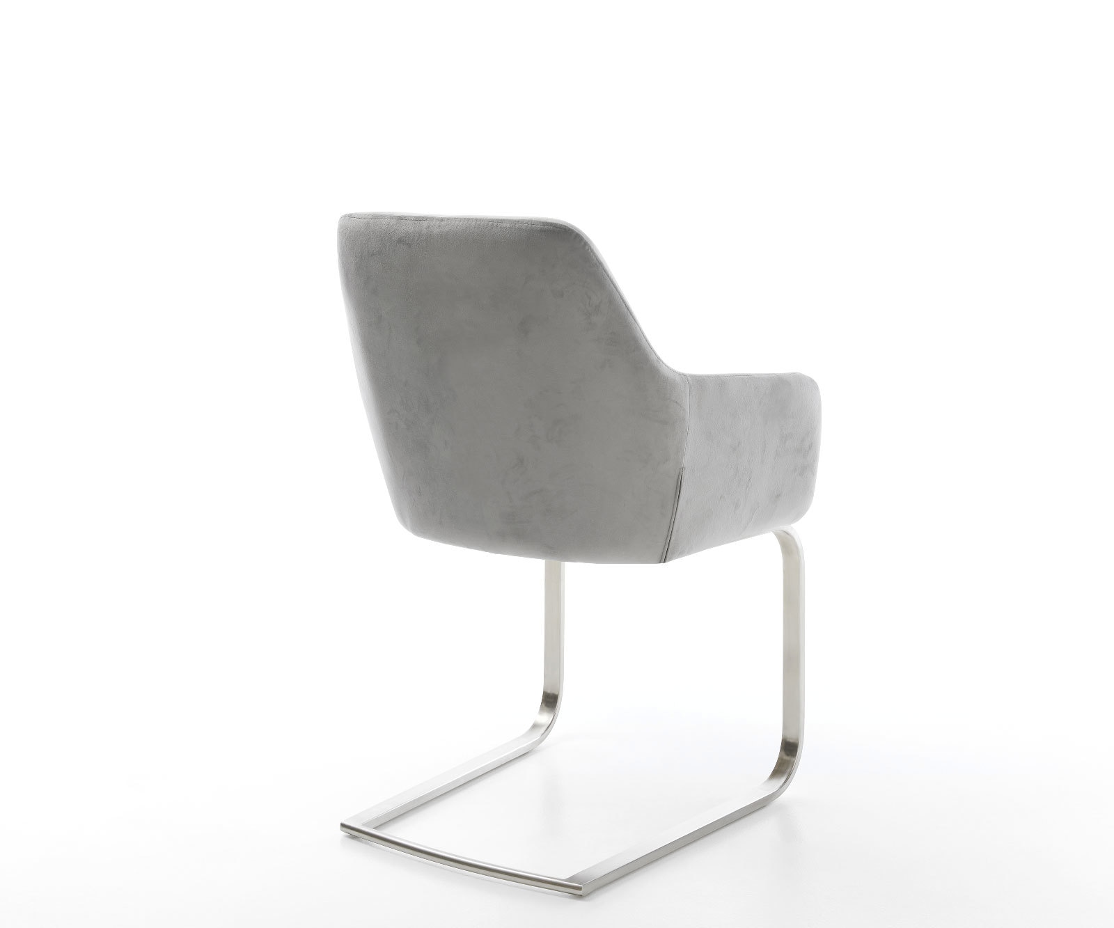 Freischwinger Pejo-Flex Samt Grau Freischwinger flach Edelstahl Taschenfederkern 4 Freischwinger Pejo-Flex Samt Grau Freischwinger flach Edelstahl Taschenfederkern 4