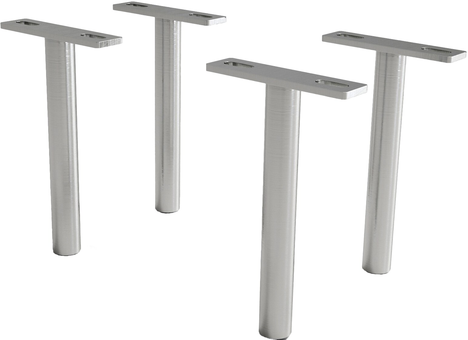 Fuß Rund Edelstahl 20cm (4er Set) 1