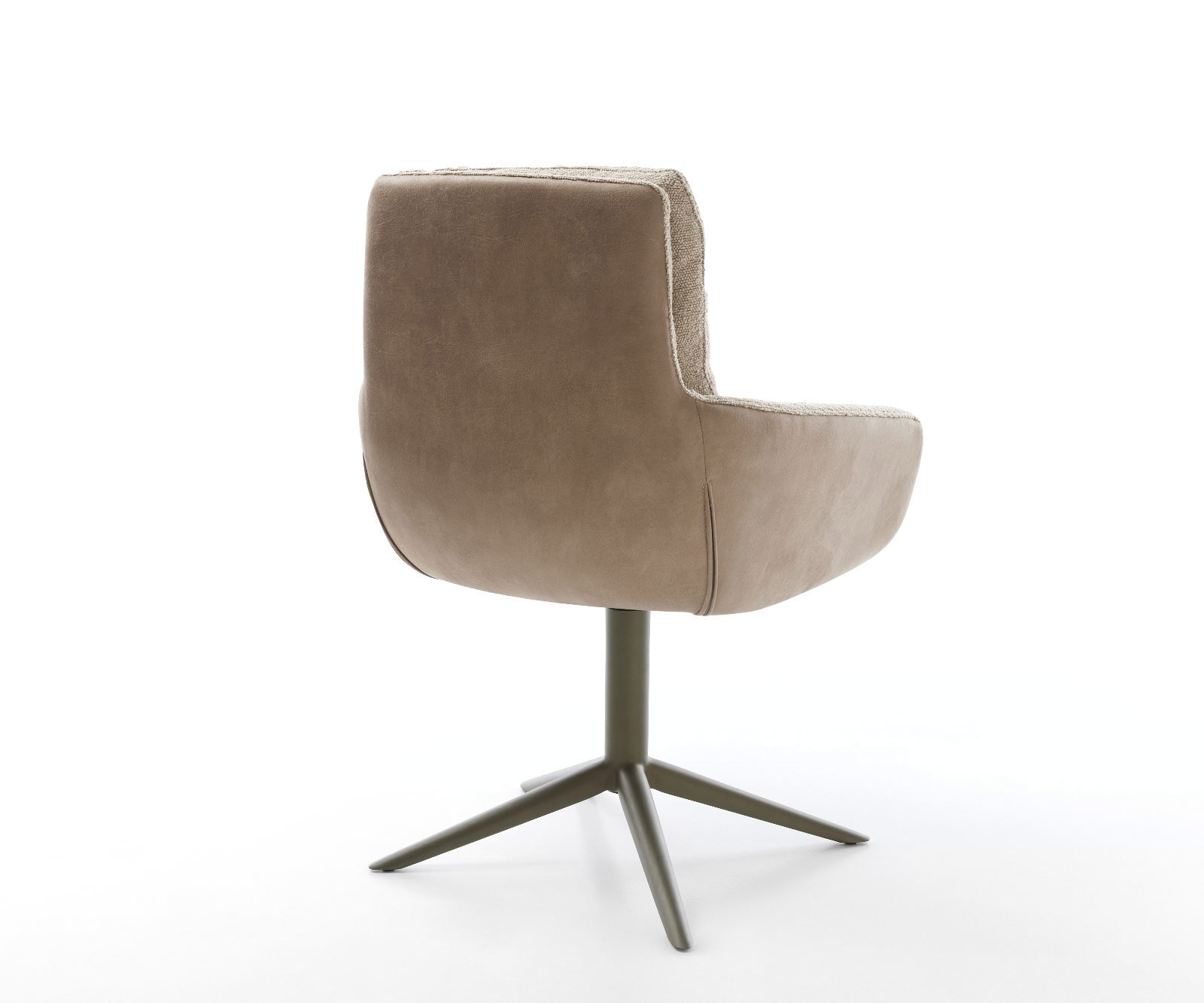 Drehstuhl Abelia-Flex mit Armlehnen Materialmix Schlamm Fußkreuz Effektfinish Titan 360° drehbar Wippfunktion 4 Drehstuhl Abelia-Flex mit Armlehnen Materialmix Schlamm Fußkreuz Effektfinish Titan 360° drehbar Wippfunktion 4