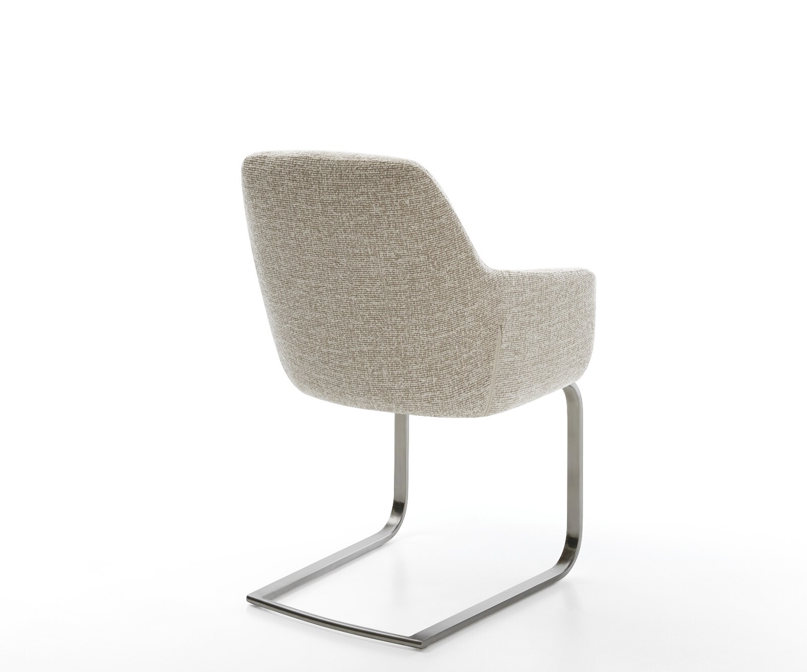 Freischwinger Pejo-Flex Webstoff Soft Beige Freischwinger flach Graphit Taschenfederkern 5