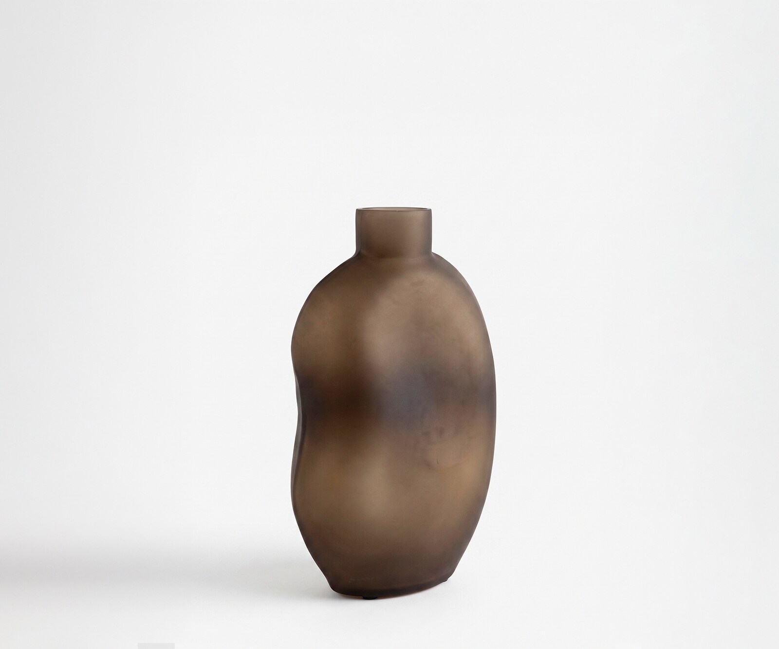Vase Mireva l15 x P9 x H27 cm Verre Aurum Soufflé à la bouche