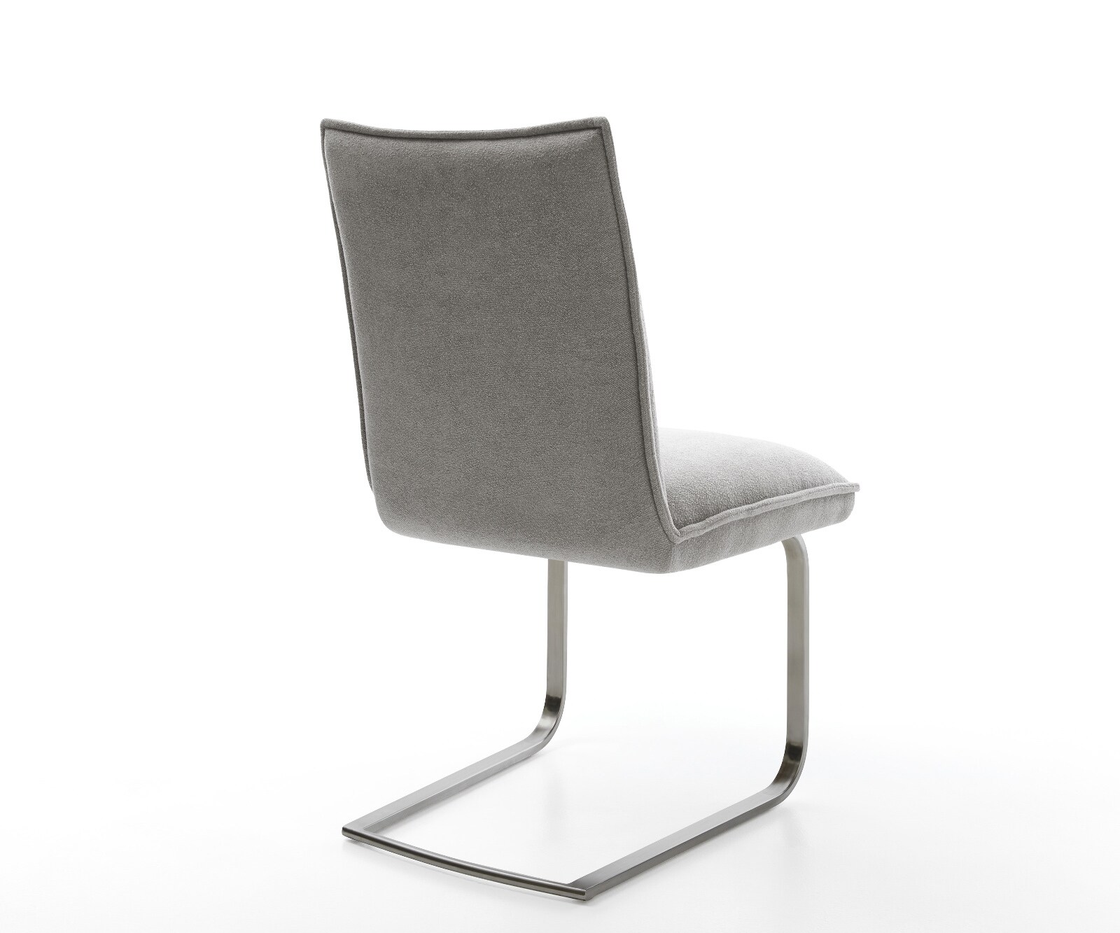 Freischwinger Lelio-Flex Strukturstoff Soft Grau Freischwinger flach Graphit Taschenfederkern 4