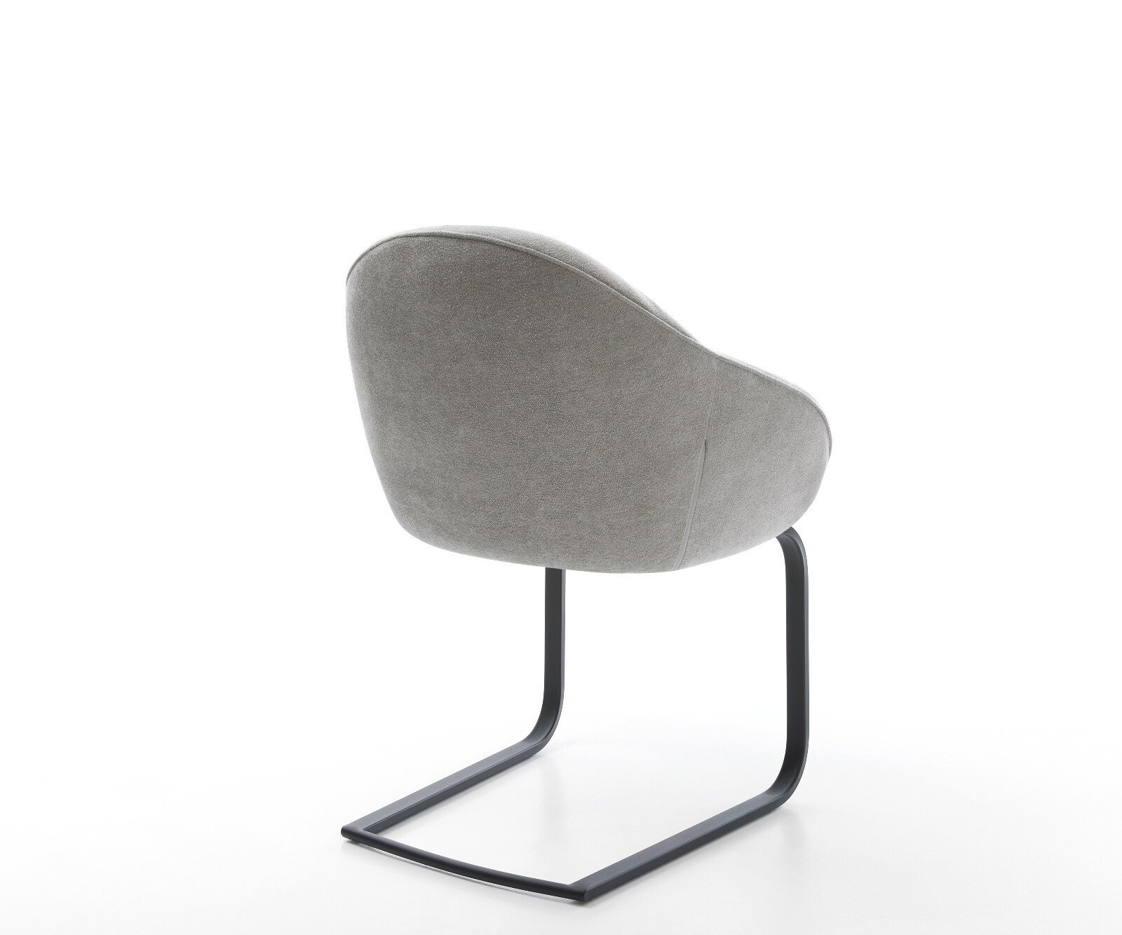 Freischwinger Gaio-Flex Strukturstoff Soft Grau Freischwinger flach Schwarz 4