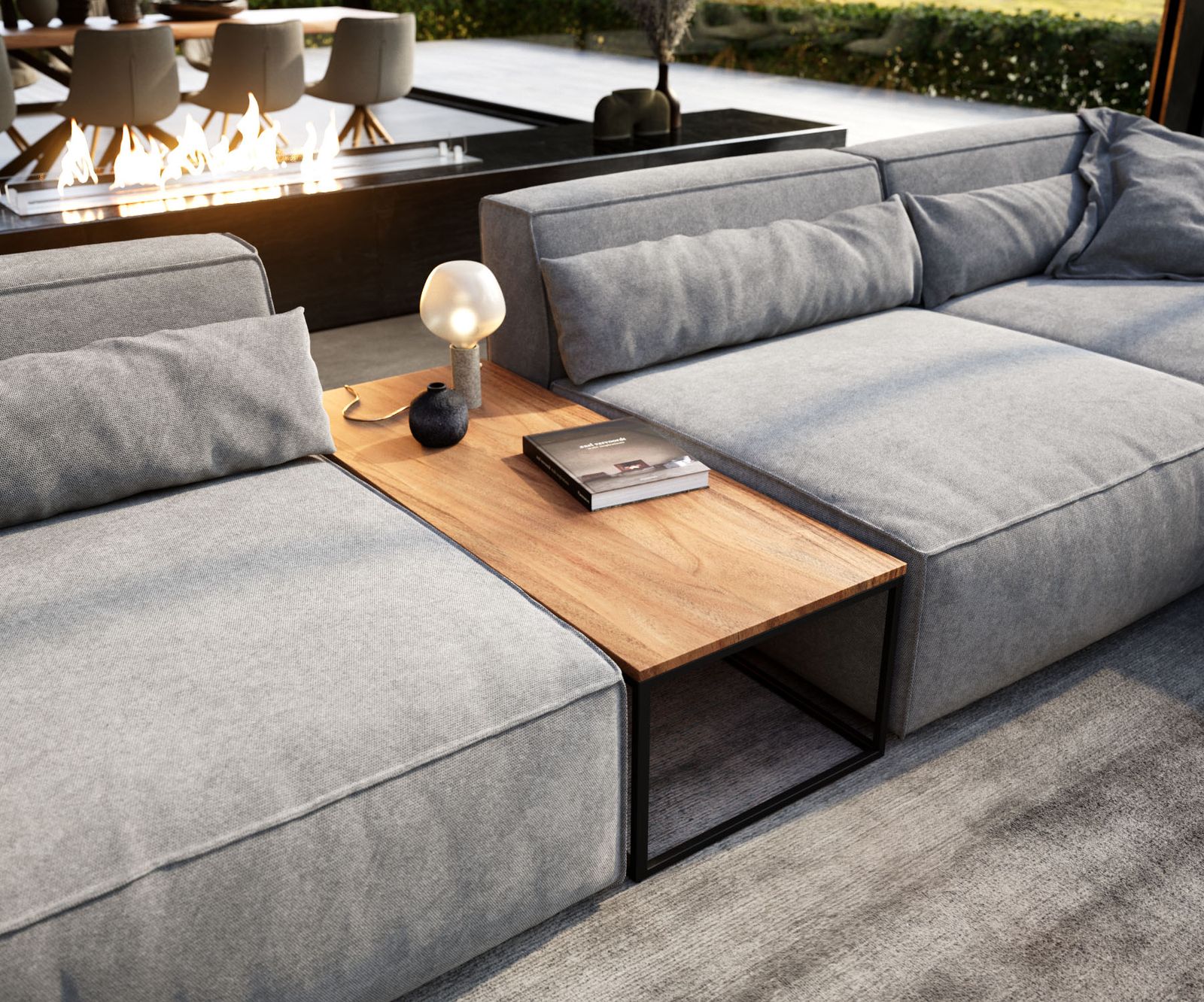Couchtisch Tatius 120x50 Akazie Natur Gestell schwarz passend zu Sofa Sirpio 2 Couchtisch Tatius 120x50 Akazie Natur Gestell schwarz passend zu Sofa Sirpio 2