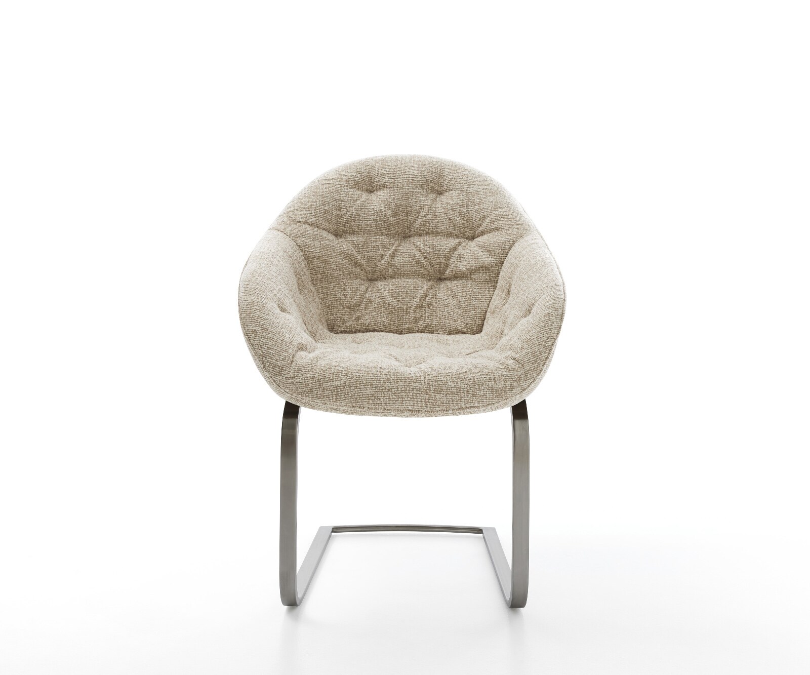 Freischwinger Gaio-Flex Webstoff Soft Beige Freischwinger flach Graphit 1