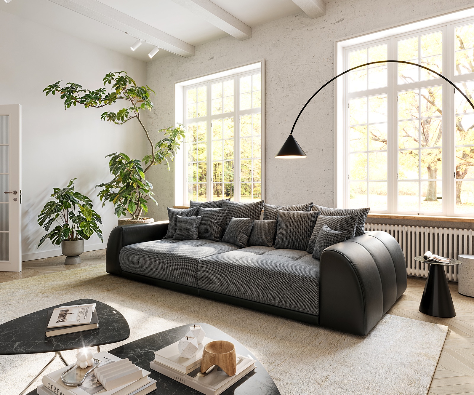 Big-Sofa Violetta 310x135 cm inklusive Kissen Big-Sofa 4 Big-Sofa Violetta 310x135 cm inklusive Kissen Big-Sofa 4