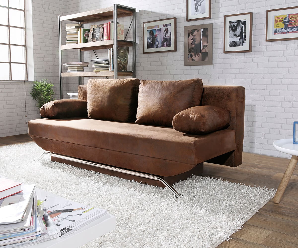 Schlafcouch Cady 200x90 cm Schlaffunktion und Bettkasten  Schlafcouch Cady 200x90 cm Schlaffunktion und Bettkasten