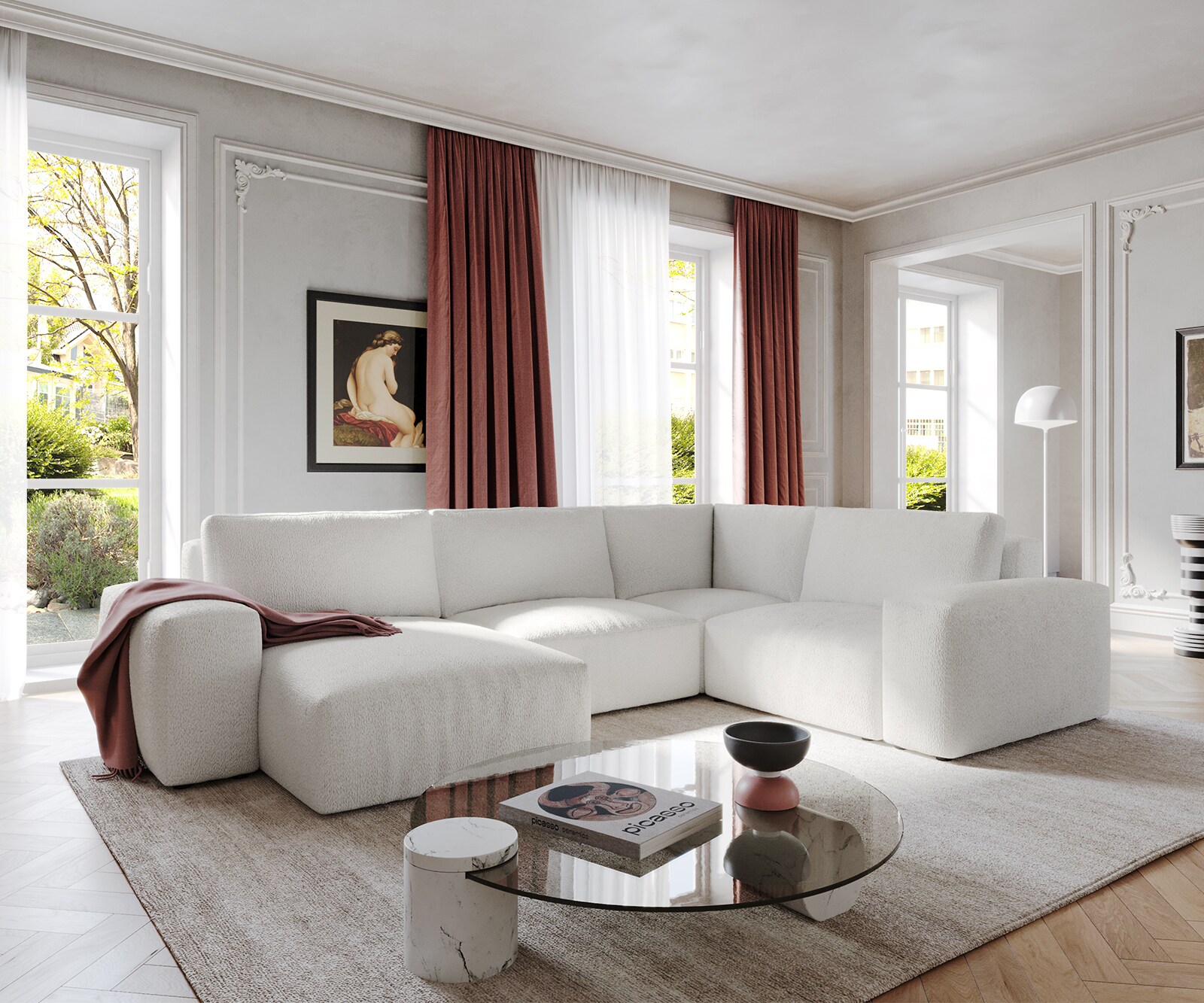 Wohnlandschaft Lanzo Recamiere variabel 2