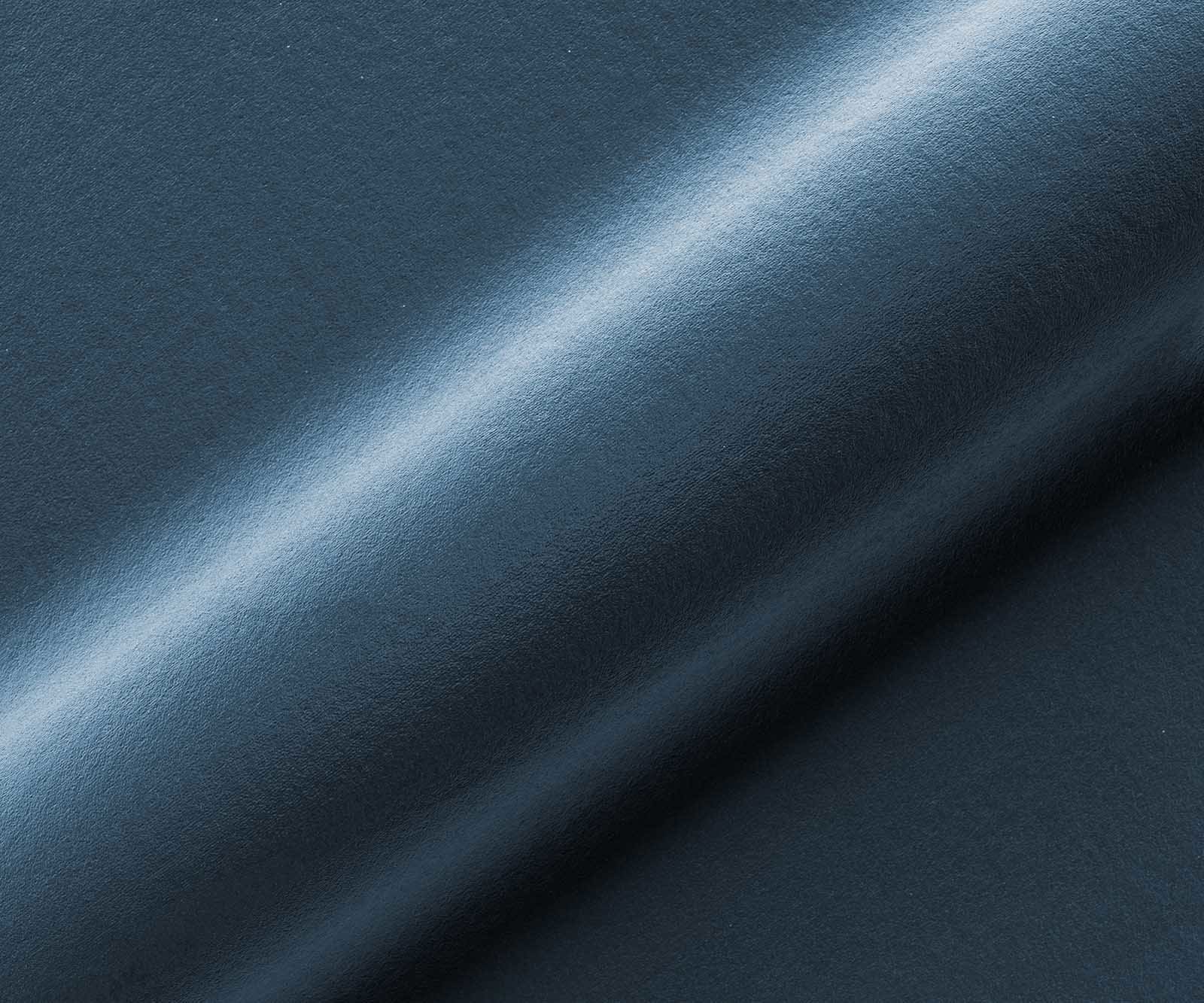 Barstuhl Luiga-Flex Samt Blau Kufengestell Edelstahl 5
