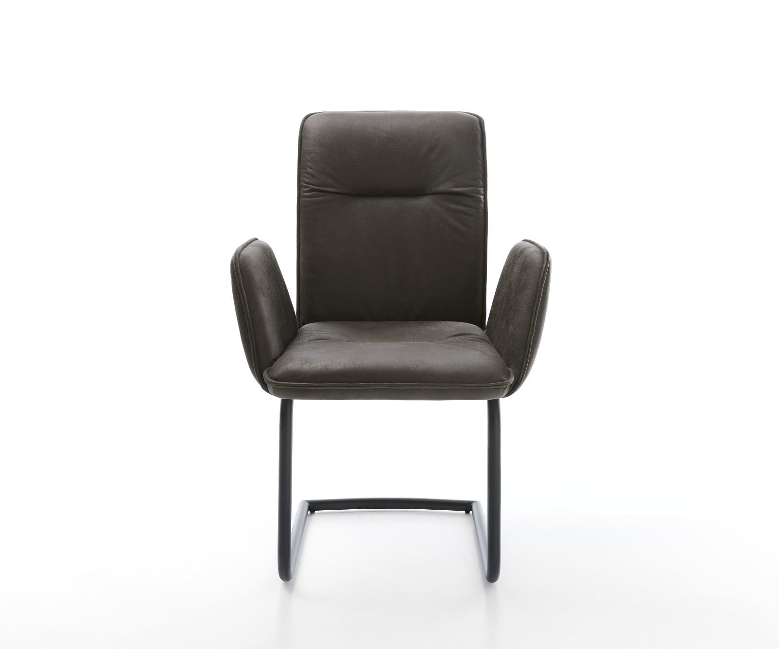 Freischwinger Vinja-Flex Mikrofaser Anthrazit Vintage Freischwinger rund Schwarz 1 Freischwinger Vinja-Flex Mikrofaser Anthrazit Vintage Freischwinger rund Schwarz 1