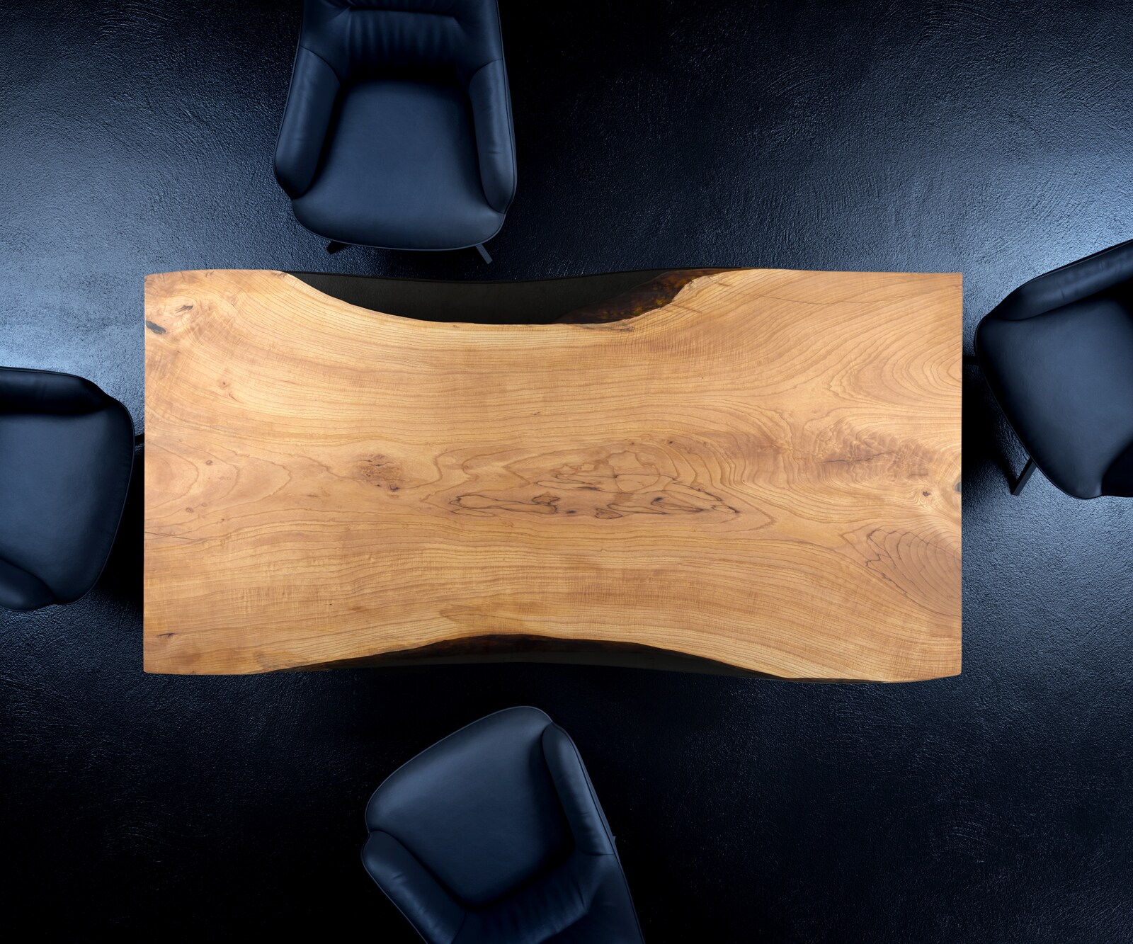 Tischplatte Esche Natur 210 cm Epoxid Unikat Nr. 34717 1