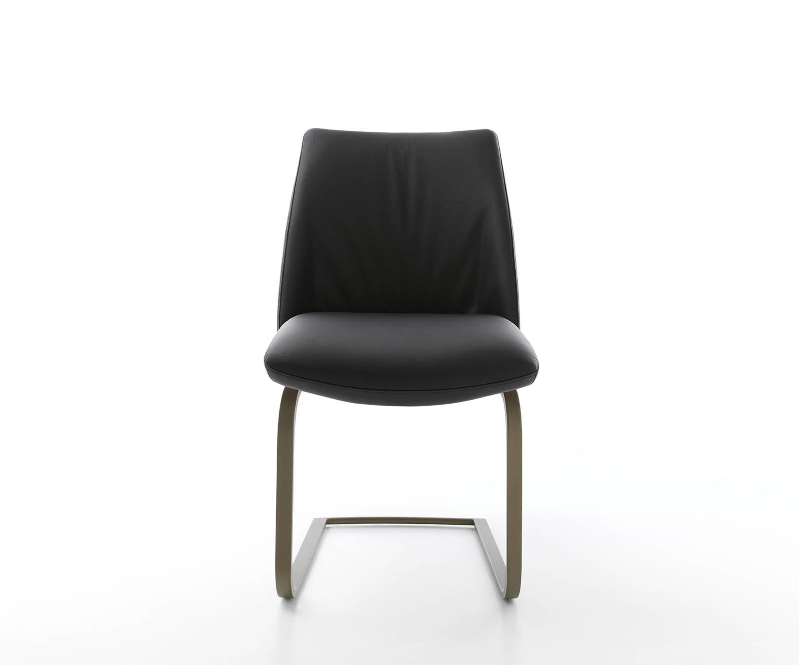 Freischwinger Elso-Flex Echt-Leder Schwarz Freischwinger flach Effektfinish Titan Taschenfederkern 1 Freischwinger Elso-Flex Echt-Leder Schwarz Freischwinger flach Effektfinish Titan Taschenfederkern 1