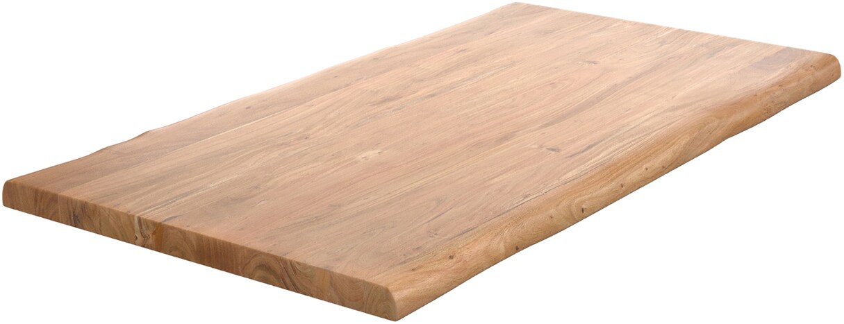 Esstischplatte Edge 160x90cm XL Akazie Natur Live-Edge 1