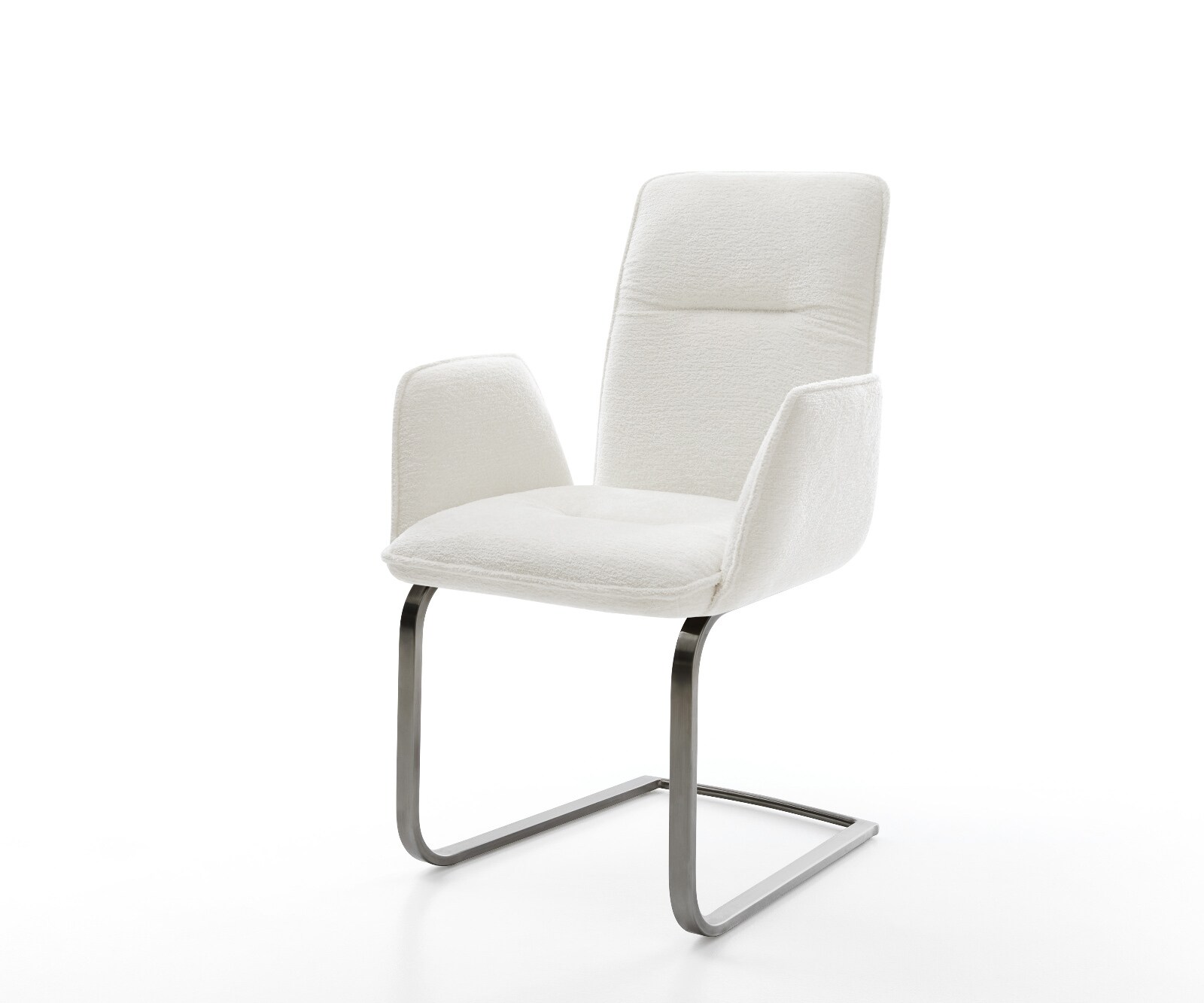 Freischwinger Vinja-Flex Bouclé Soft Beige Freischwinger flach Graphit