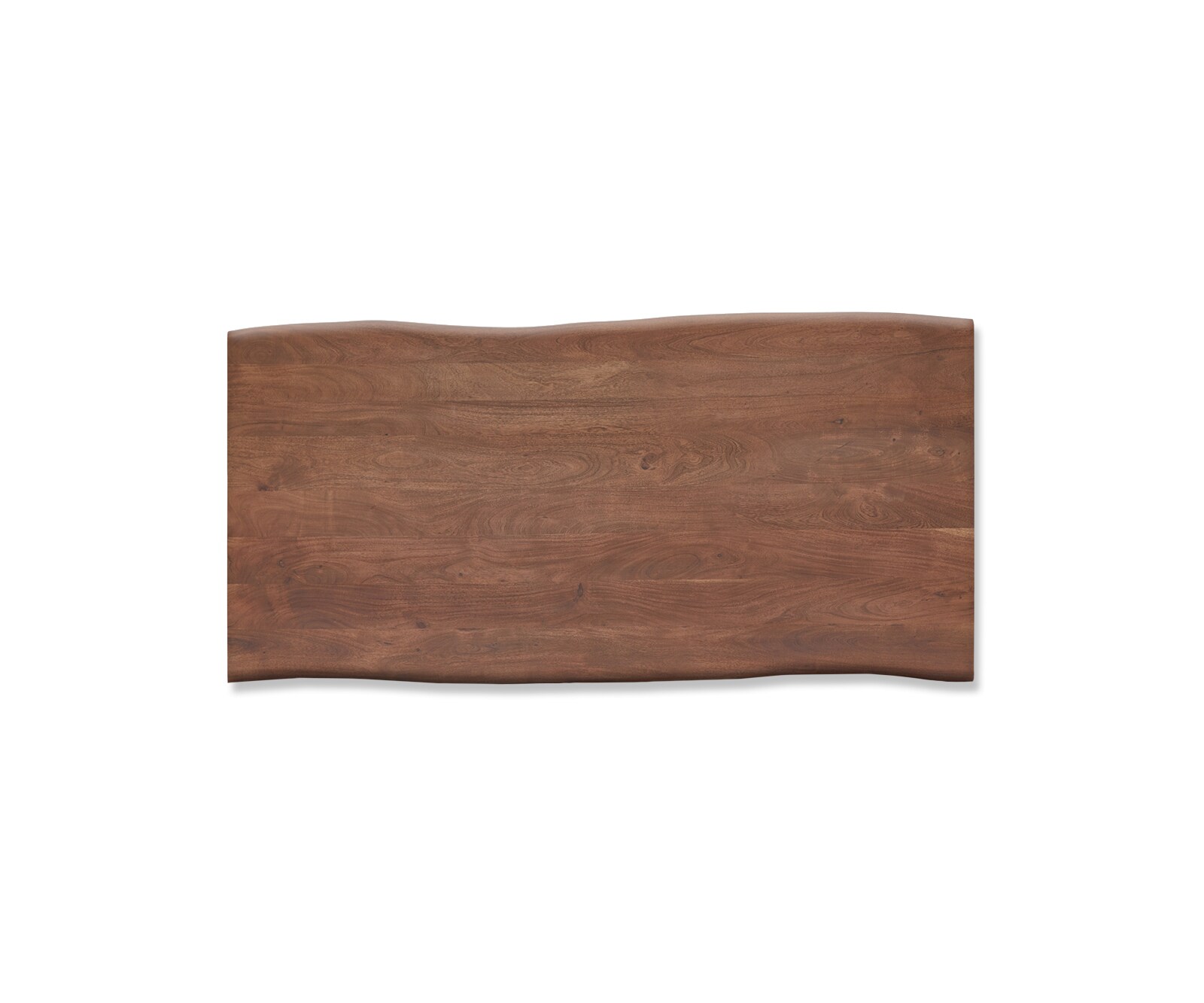 Esstisch Edge 200x100 Akazie Braun Glas Live-Edge 3