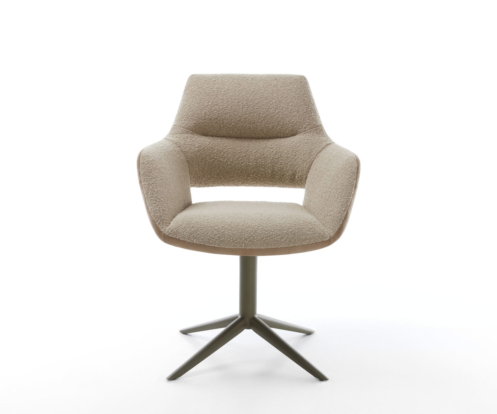 Drehstuhl Yago-Flex mit Armlehnen Materialmix Schlamm Fußkreuz Effektfinish Titan 360° drehbar Wippfunktion Taschenfederkern 1 Drehstuhl Yago-Flex mit Armlehnen Materialmix Schlamm Fußkreuz Effektfinish Titan 360° drehbar Wippfunktion Taschenfederkern 1