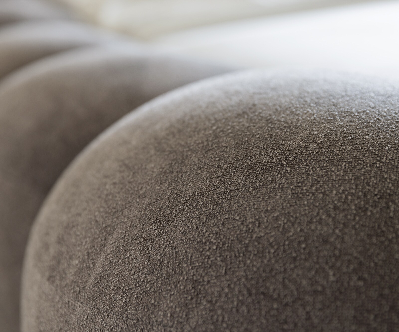 Polsterbettgestell Perlla 180x200 cm Strukturstoff Soft Taupe 3