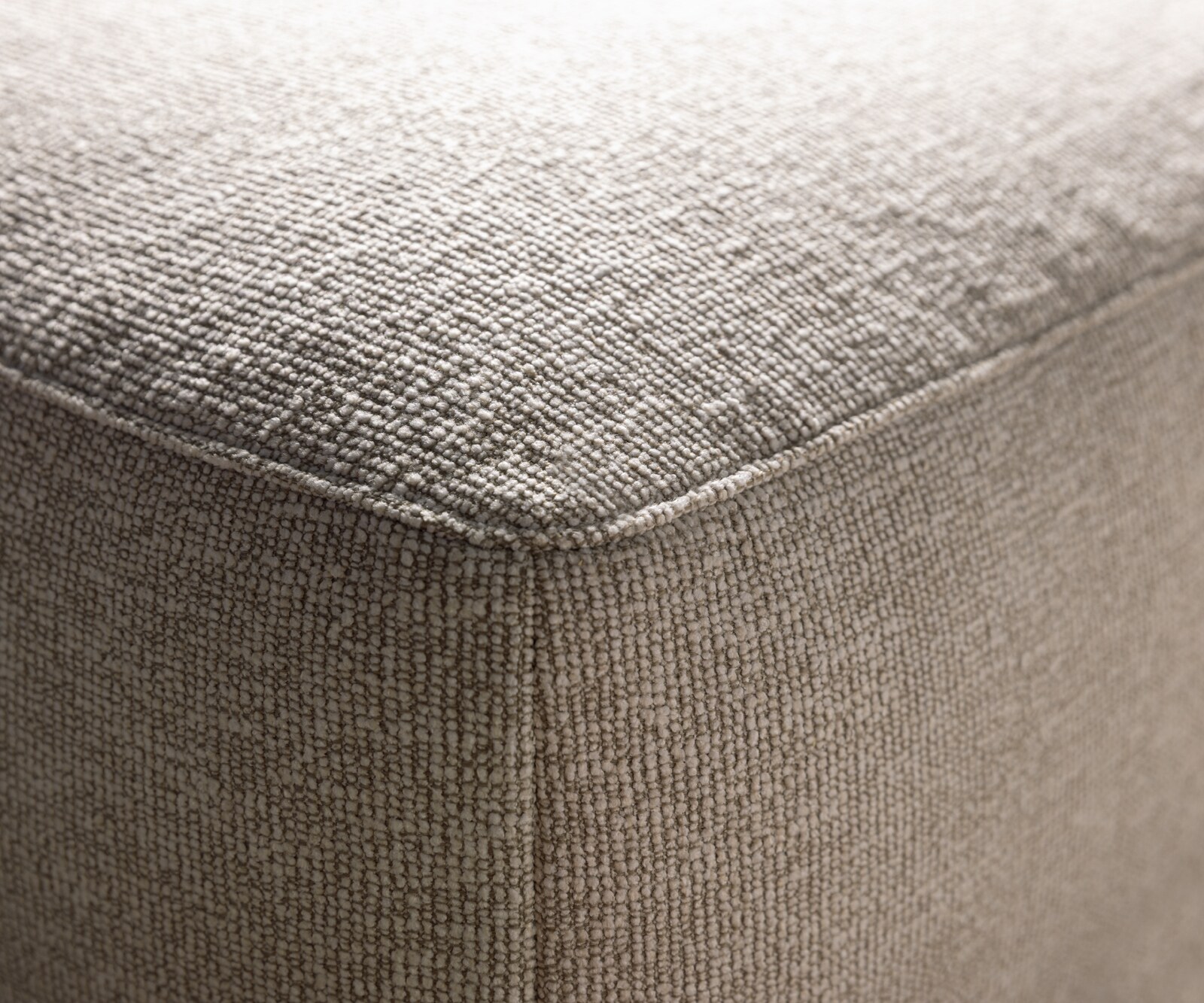 Big-Sofa Freestyle 280x110 cm Webstoff Soft Beige Kappnaht 4