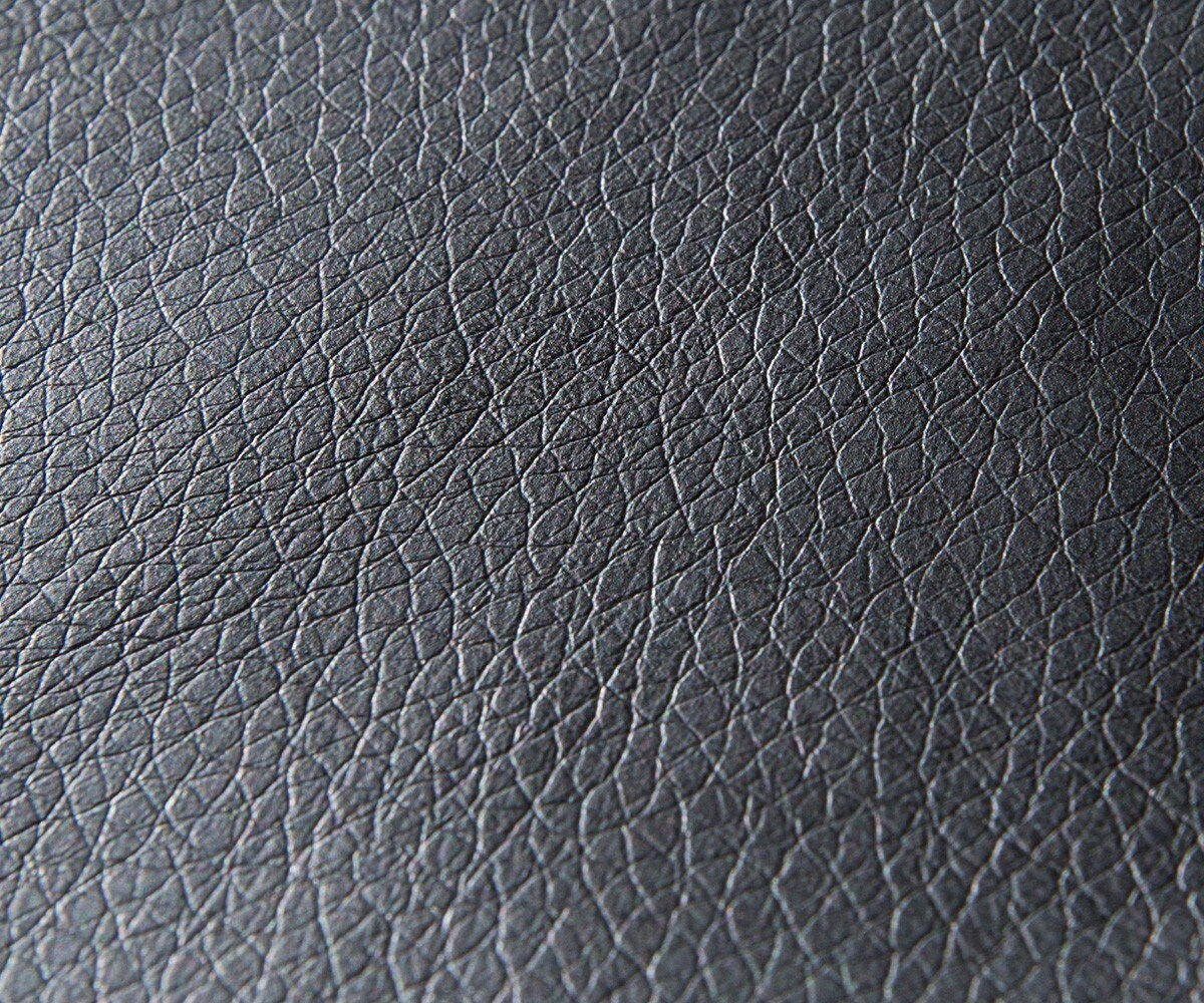 Stoffmuster Kunstleder Schwarz 11