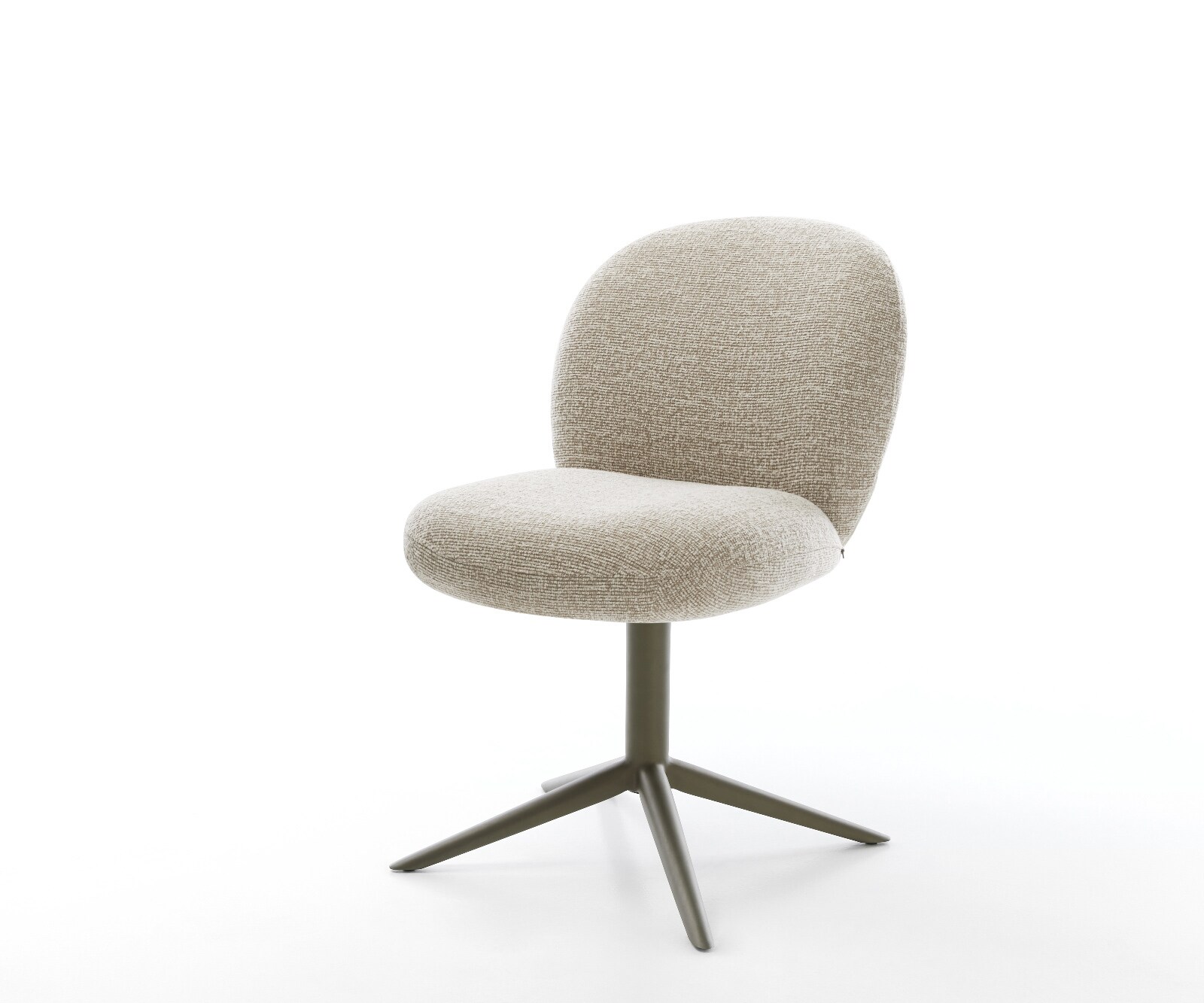 Drehstuhl Nube-Flex Webstoff Soft Beige Fußkreuz Effektfinish Titan 360° dr günstig online kaufen