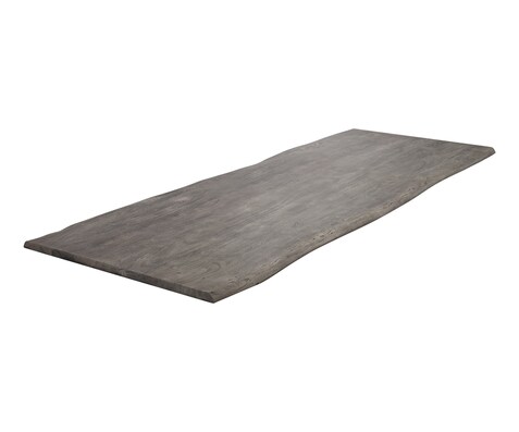 Esstischplatte Edge 260x100cm Akazie Platin Live-Edge